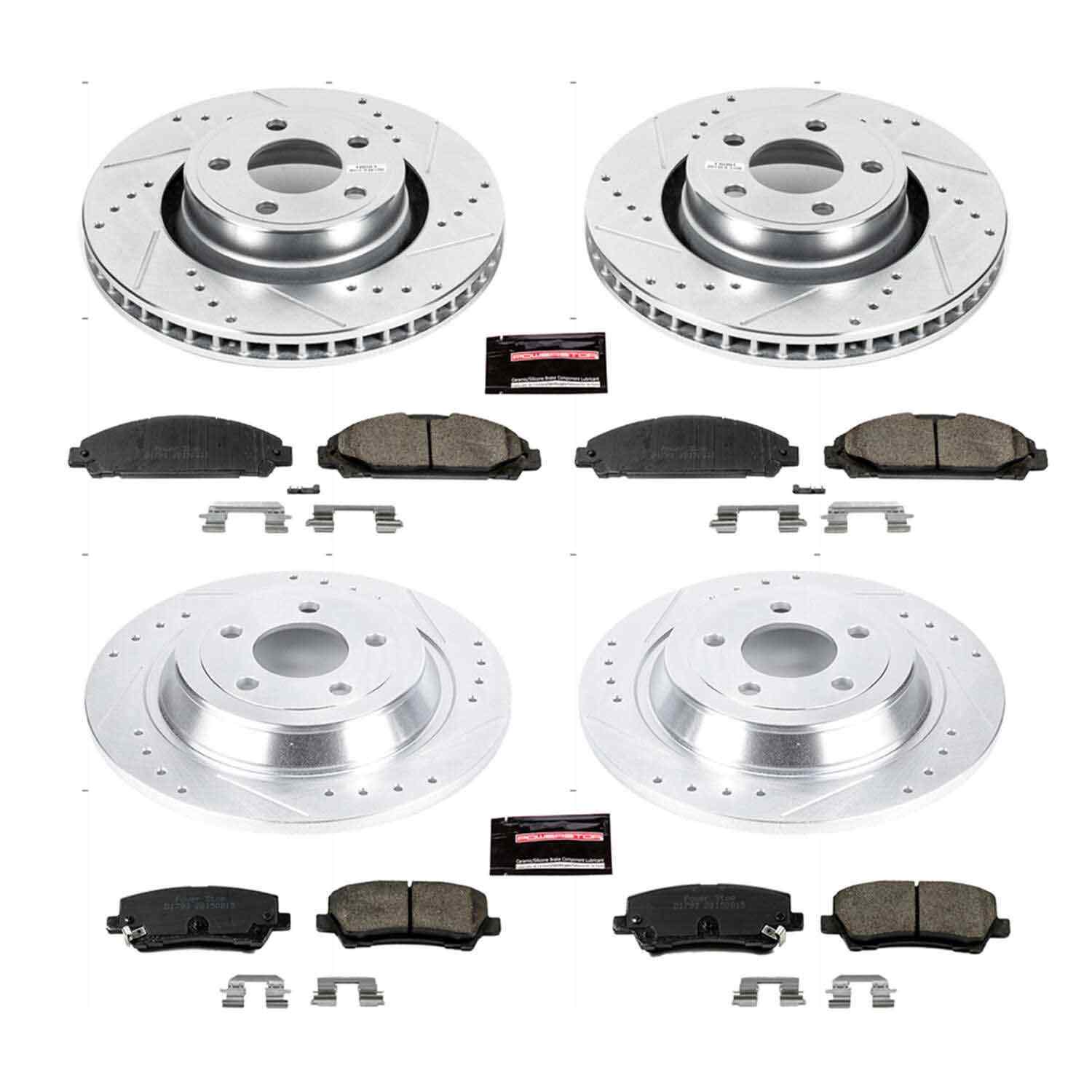 Power Stop 15-19 Ford Mustang Front & Rear Z23 Evolution Sport Brake Kit