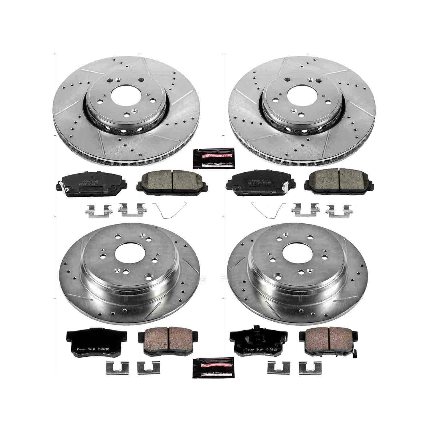 Power Stop 13-18 Acura RDX Front & Rear Z23 Evolution Sport Brake Kit