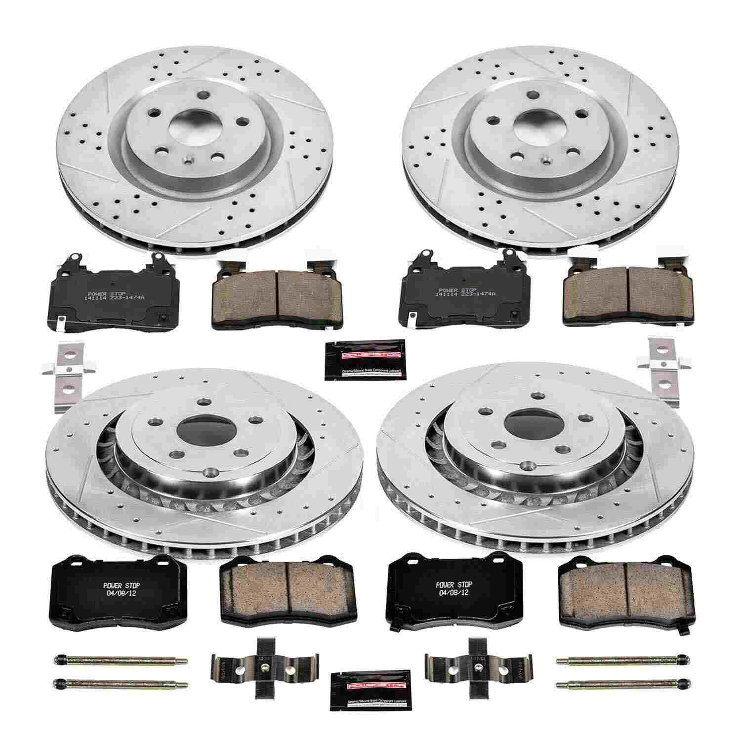 Power Stop 15-17 Chevrolet SS Front & Rear Z23 Evolution Sport Brake Kit