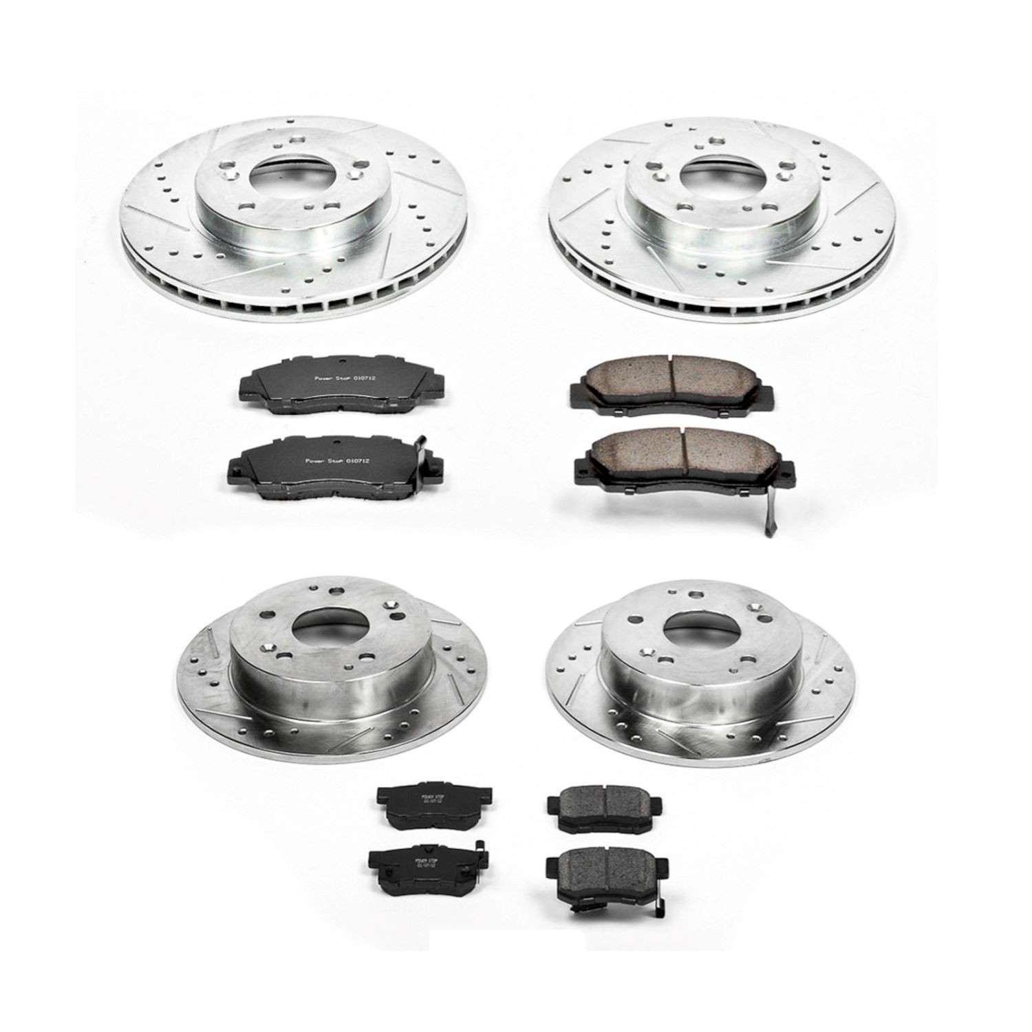 Power Stop 97-01 Acura Integra Front & Rear Z23 Evolution Sport Brake Kit