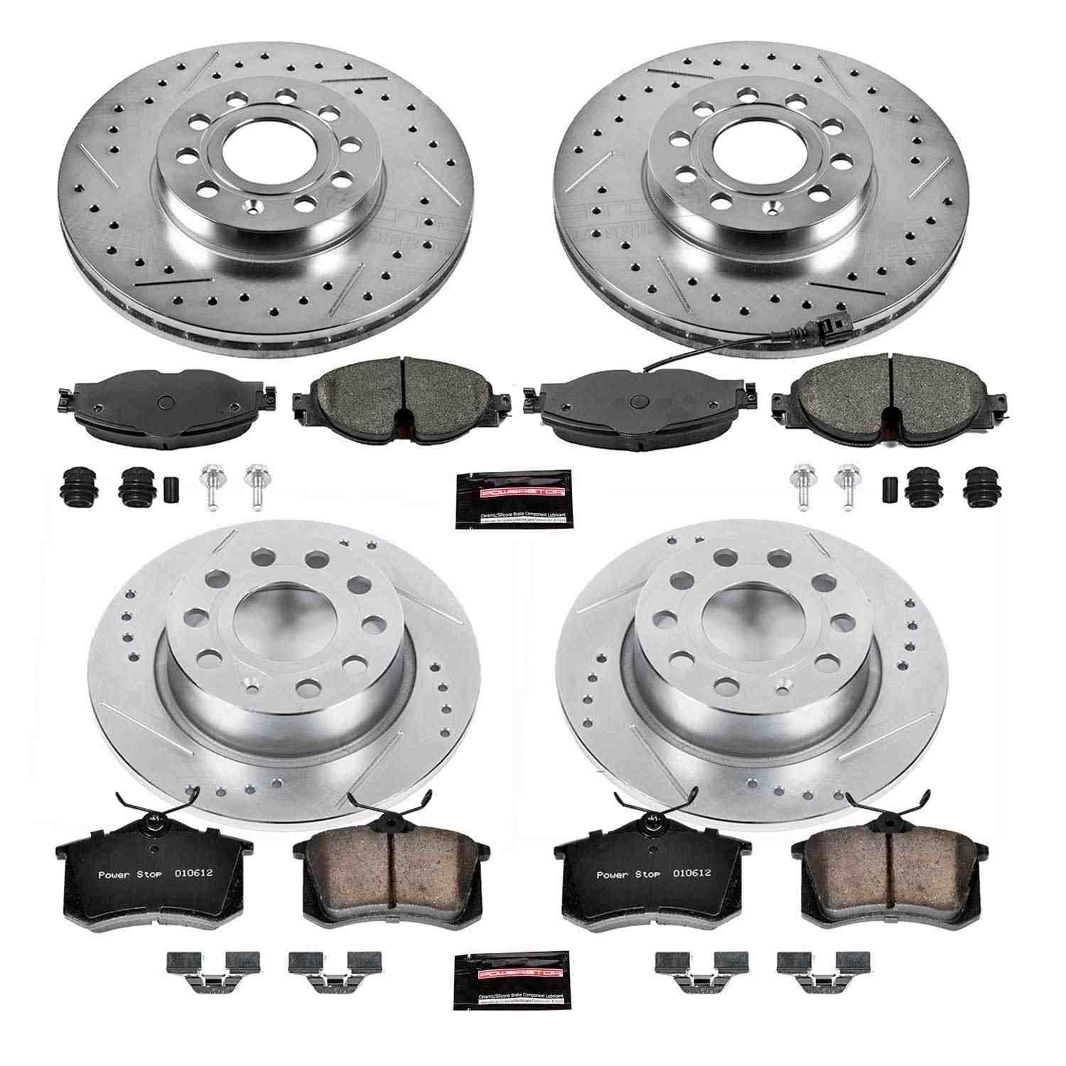 Power Stop 15-16 Volkswagen Golf Front & Rear Z23 Evolution Sport Brake Kit