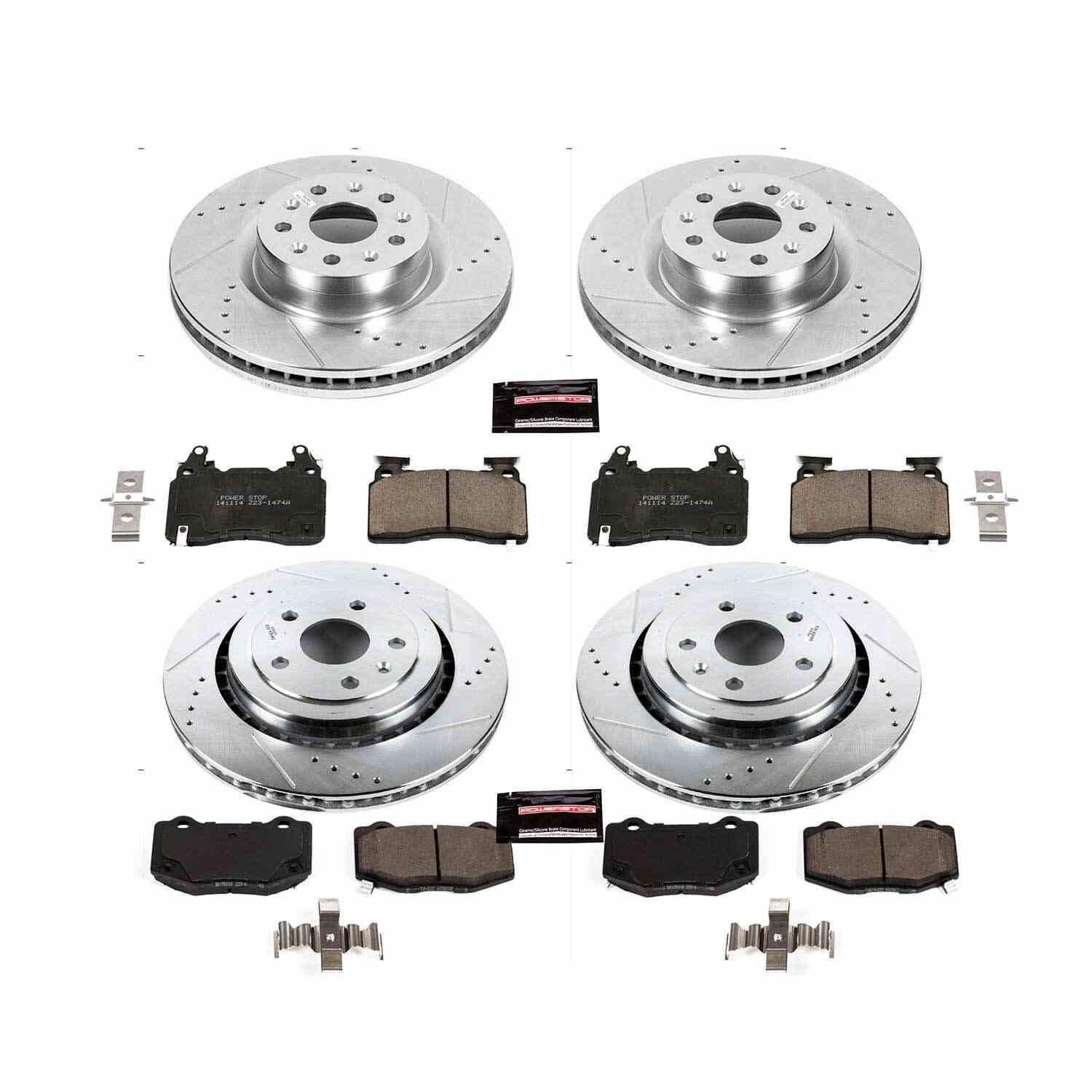 Power Stop 16-19 Chevrolet Camaro Front & Rear Z23 Evolution Sport Brake Kit