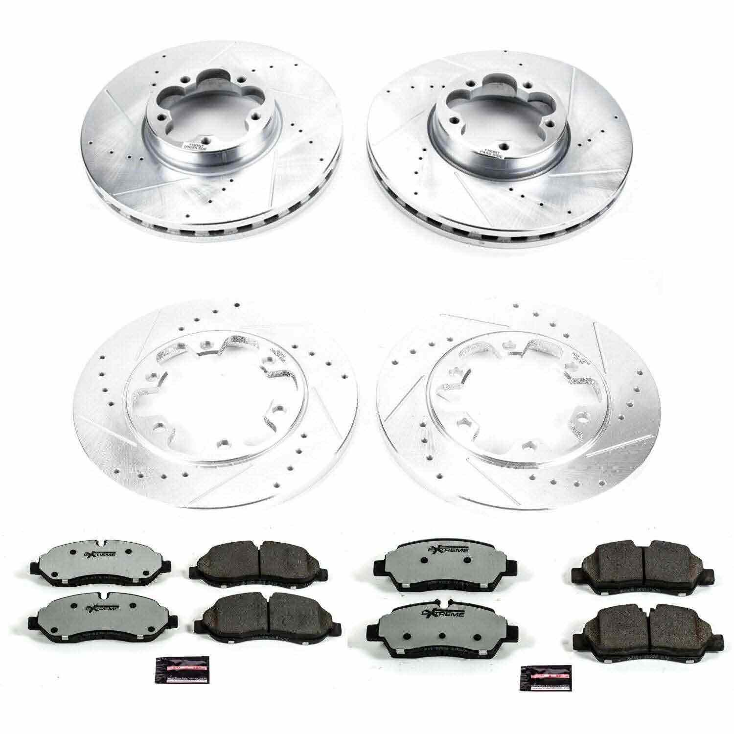 Power Stop 15-18 Ford Transit-350 HD Front & Rear Z36 Truck & Tow Brake Kit