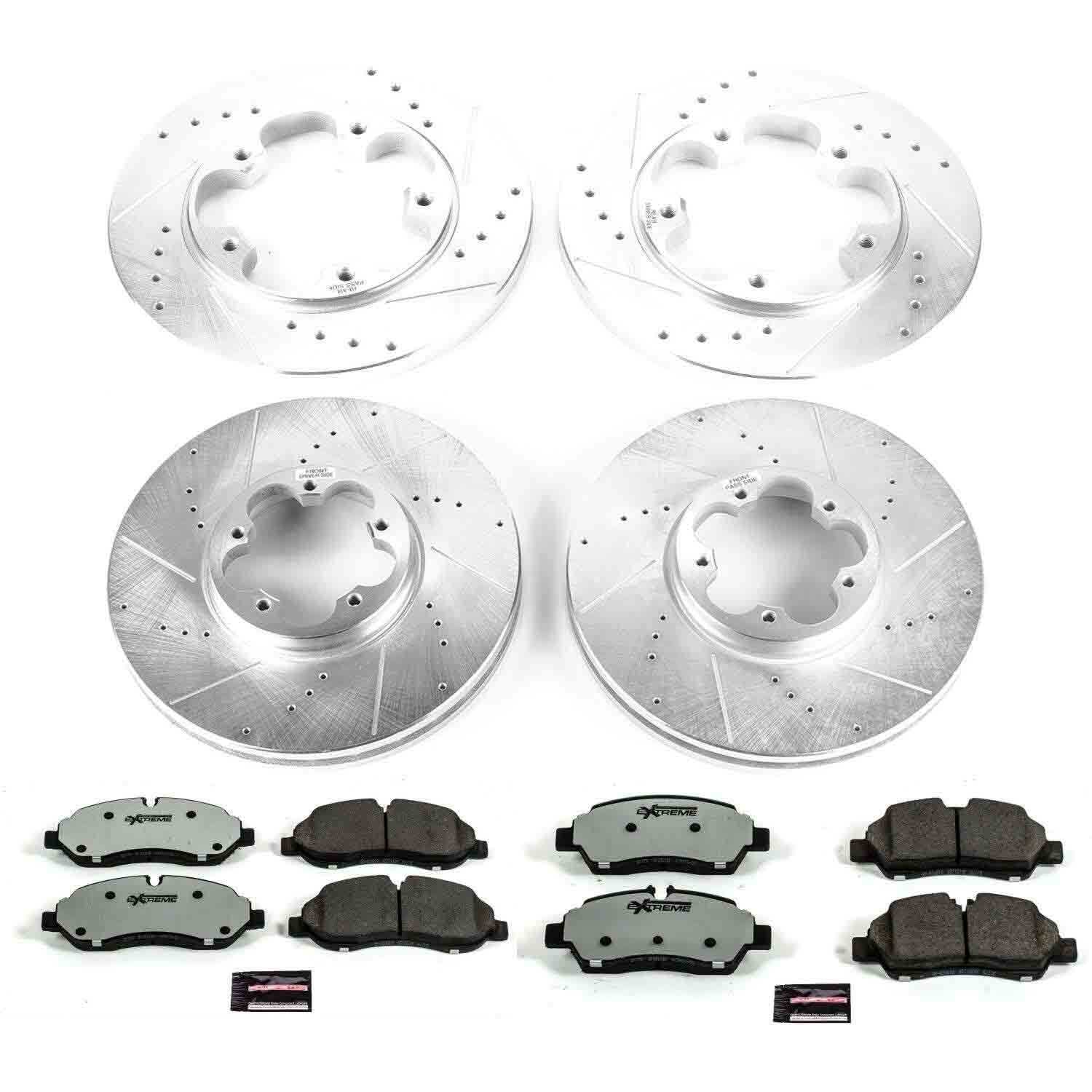 Power Stop 15-19 Ford Transit-150 Front & Rear Z36 Truck & Tow Brake Kit