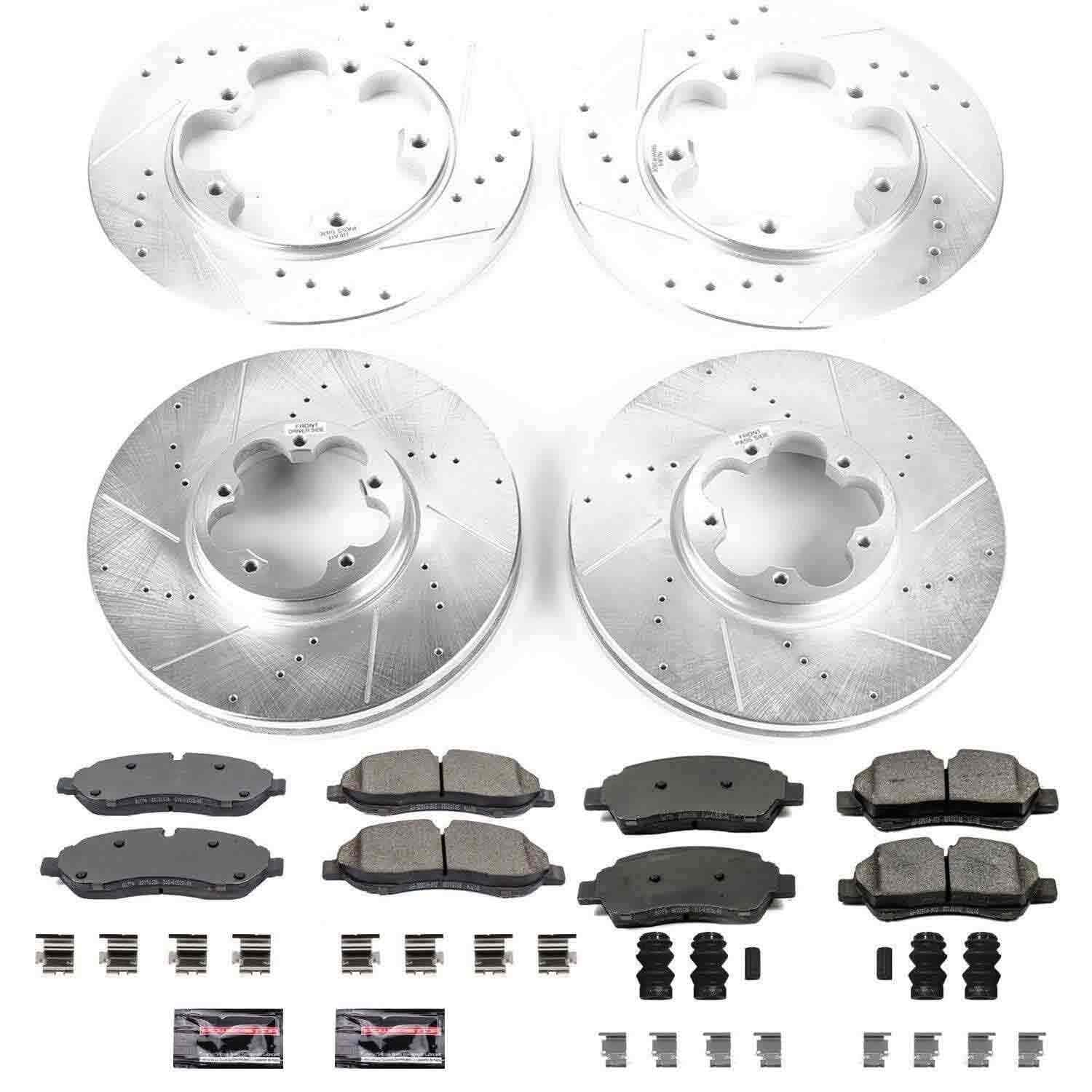 Power Stop 15-19 Ford Transit-150 Front & Rear Z23 Evolution Sport Brake Kit