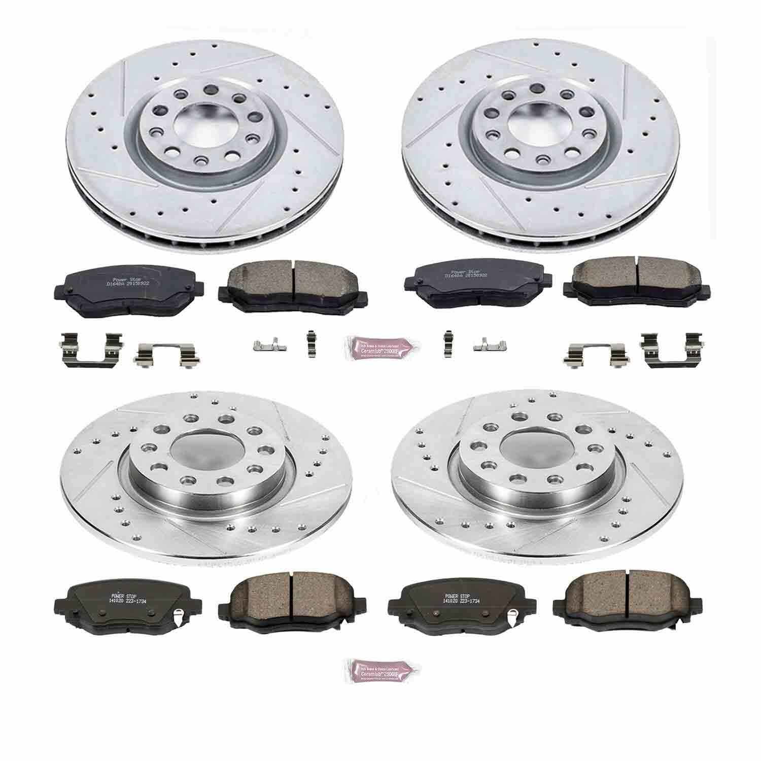 Power Stop 15-17 Chrysler 200 Front & Rear Z23 Evolution Sport Brake Kit