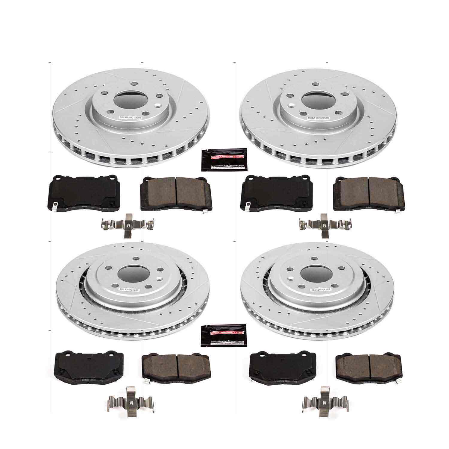 Power Stop 15-19 Chevrolet Corvette Front & Rear Z23 Evolution Sport Brake Kit