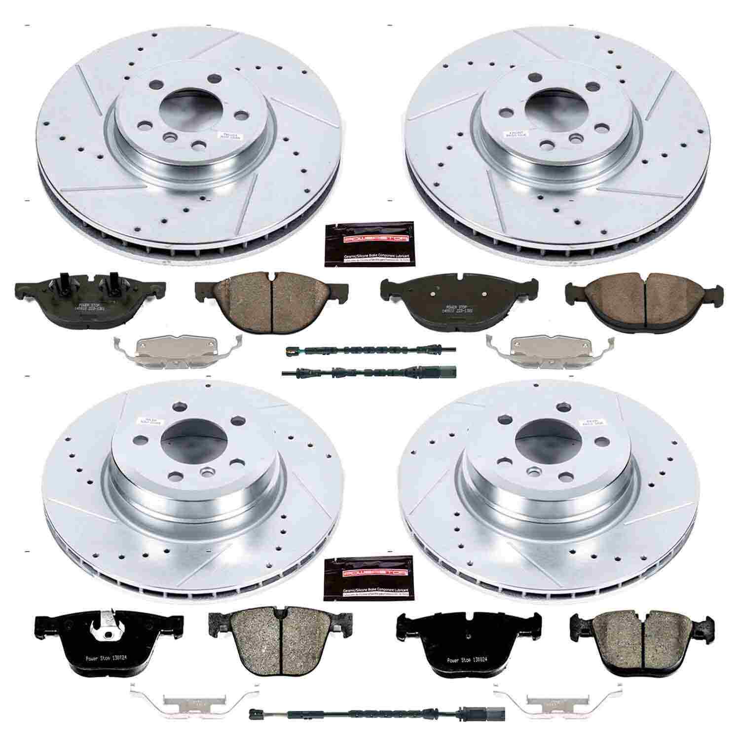 Power Stop 11-18 BMW X5 Front and Rear Z23 Evolution Brake Kit
