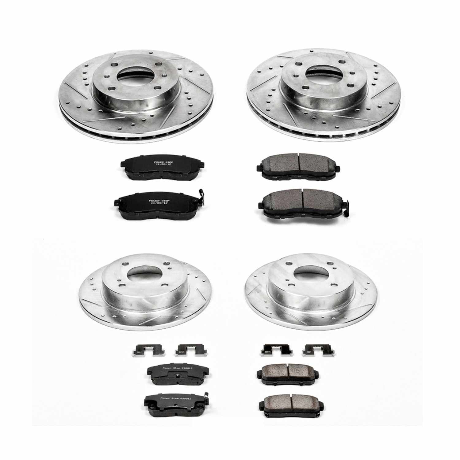 Power Stop 01-02 Infiniti G20 Front & Rear Z23 Evolution Sport Brake Kit