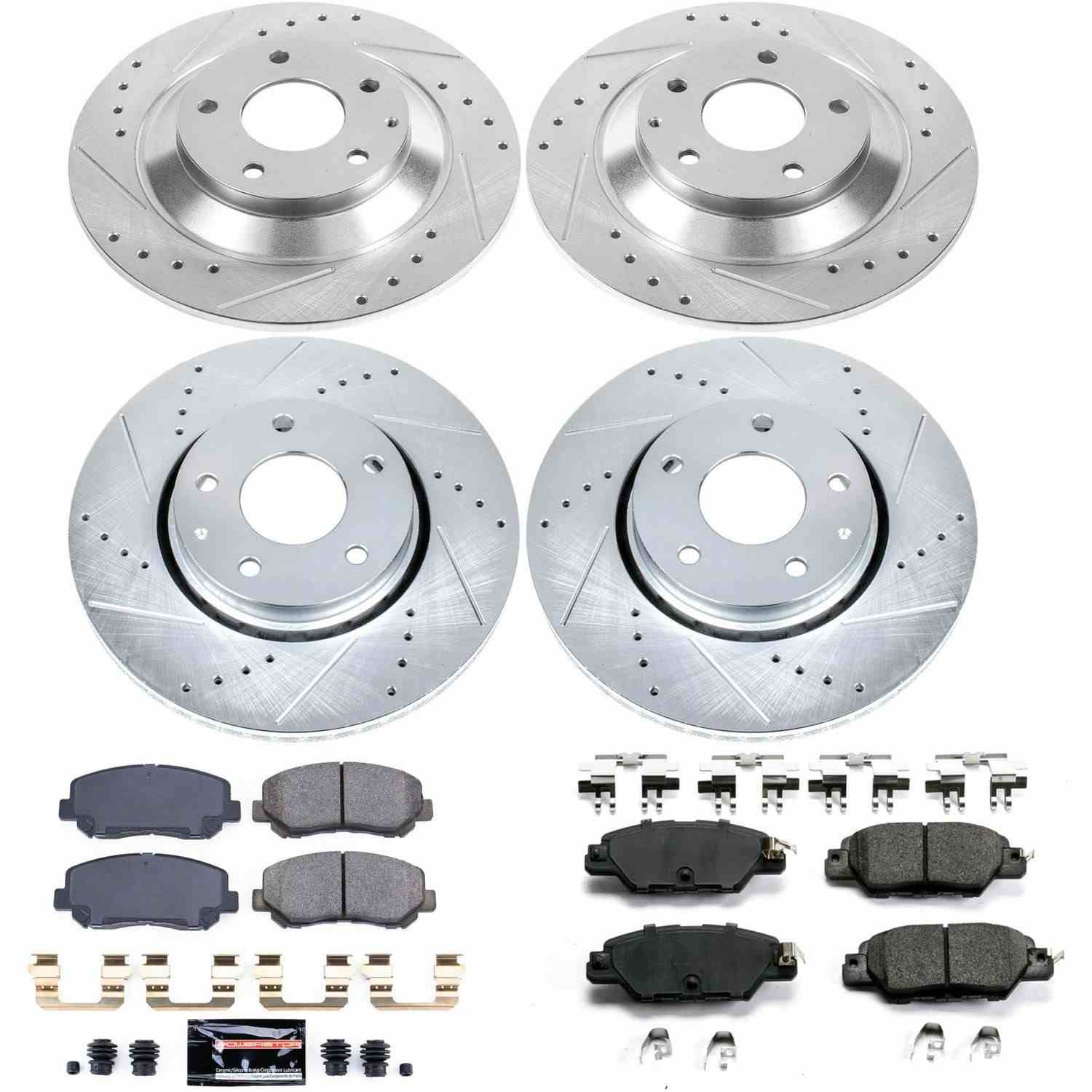 Power Stop 16-18 Mazda CX-5 Front & Rear Z23 Evolution Sport Brake Kit