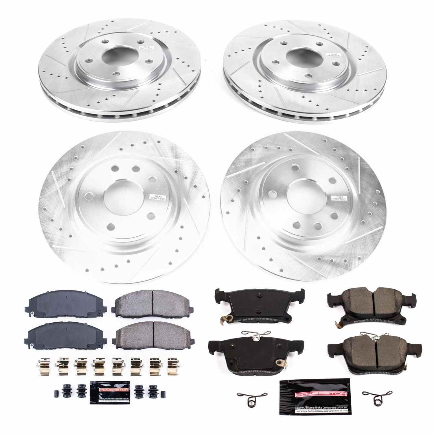 Power Stop 17-19 Chrysler Pacifica Front & Rear Z23 Evolution Sport Brake Kit