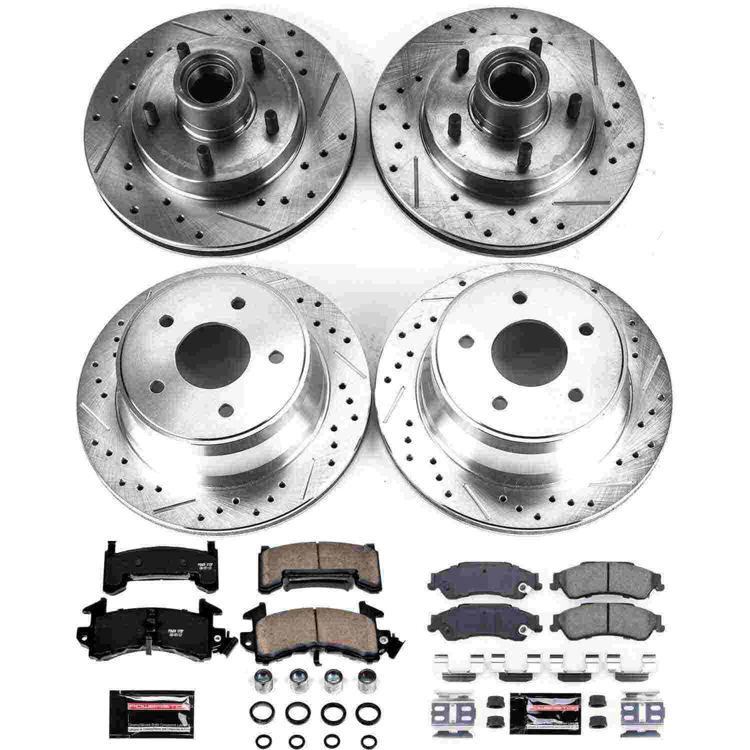 Power Stop 98-03 Chevrolet S10 Front & Rear Z23 Evolution Sport Brake Kit