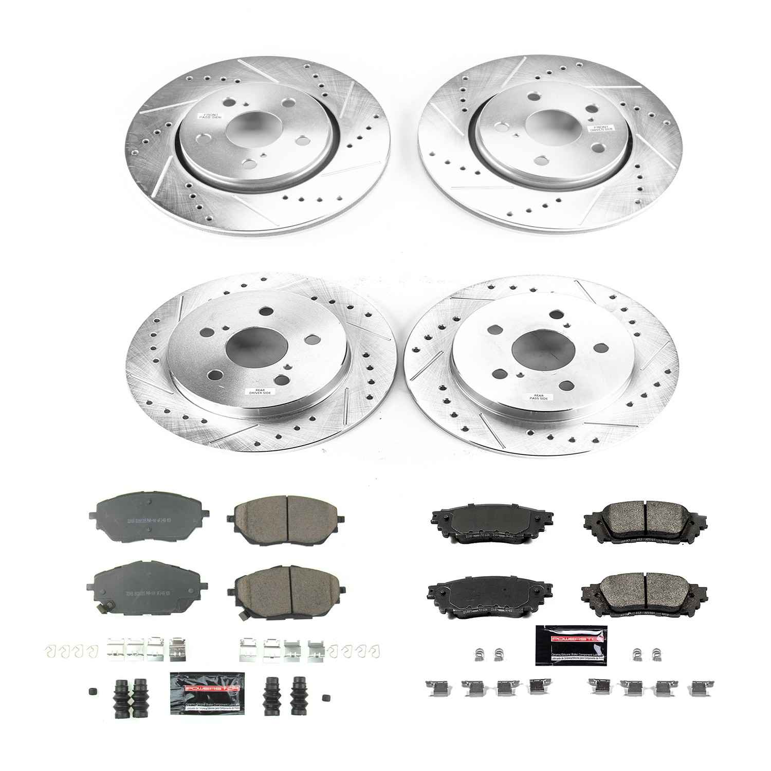 Power Stop 18-19 Toyota C-HR Front & Rear Z23 Evolution Sport Brake Kit