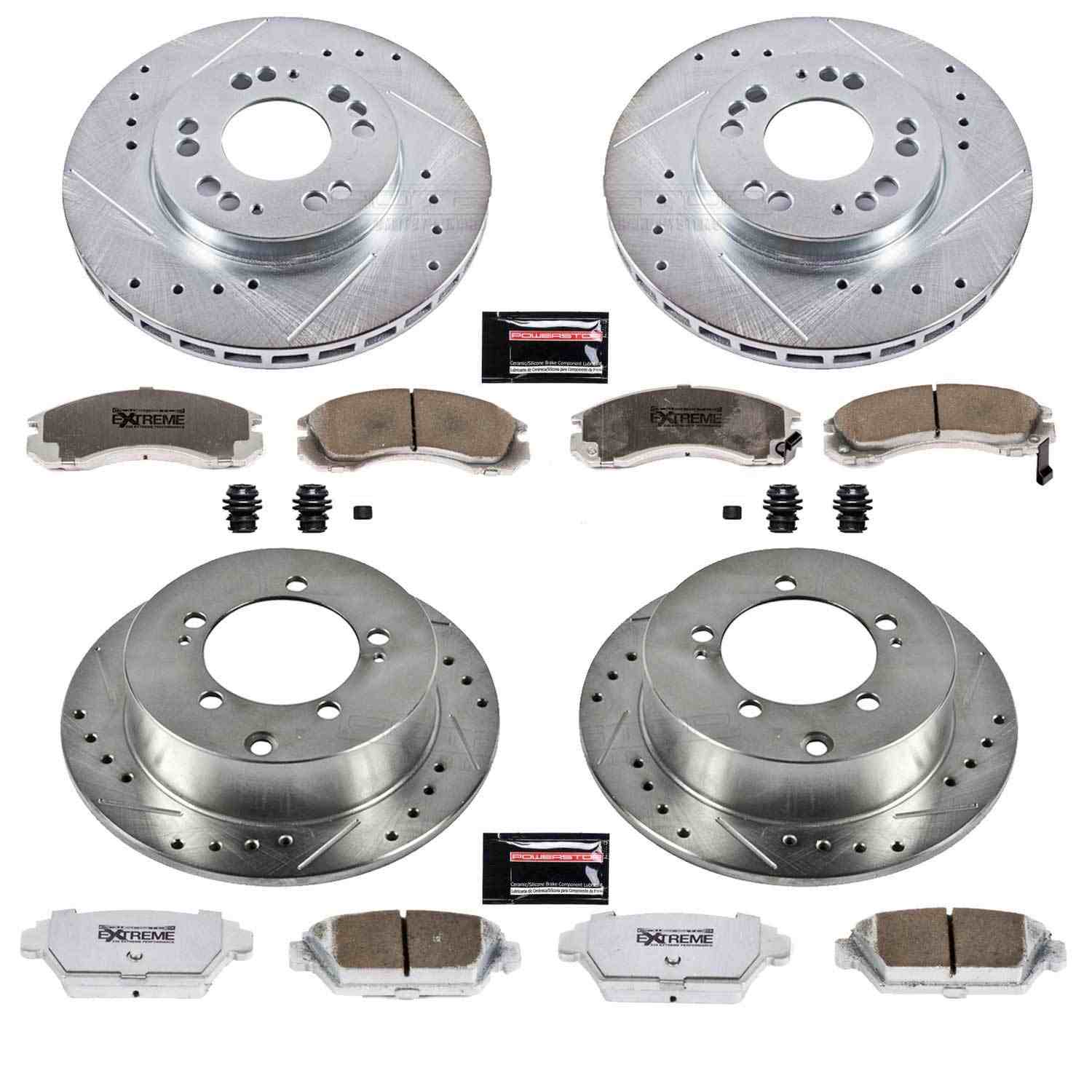 Power Stop 1993 Eagle Talon Front & Rear Z26 Street Warrior Brake Kit