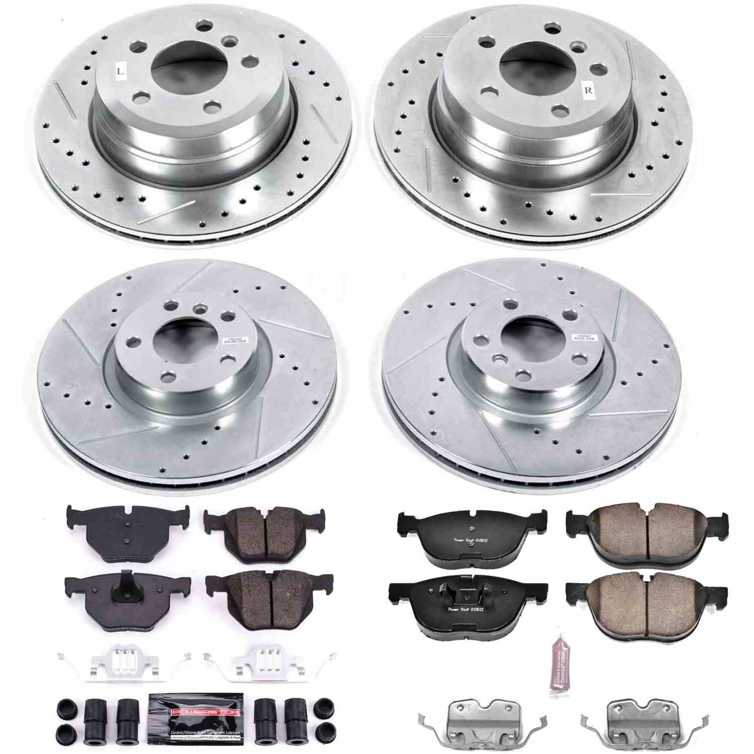Power Stop 16-18 BMW X5 Front & Rear Z23 Evolution Sport Brake Kit