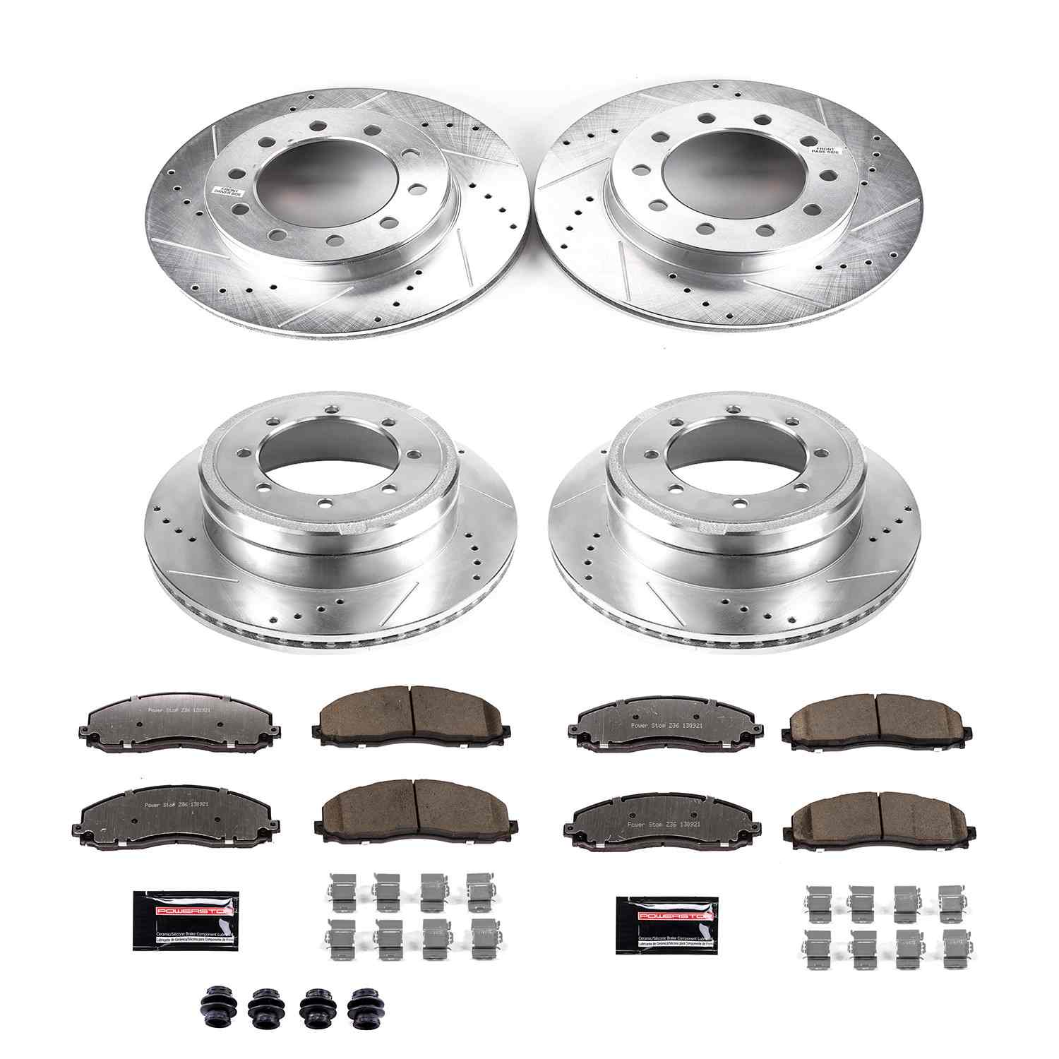 Power Stop 2016 Ford F-350 Super Duty Front & Rear Z36 Truck & Tow Brake Kit