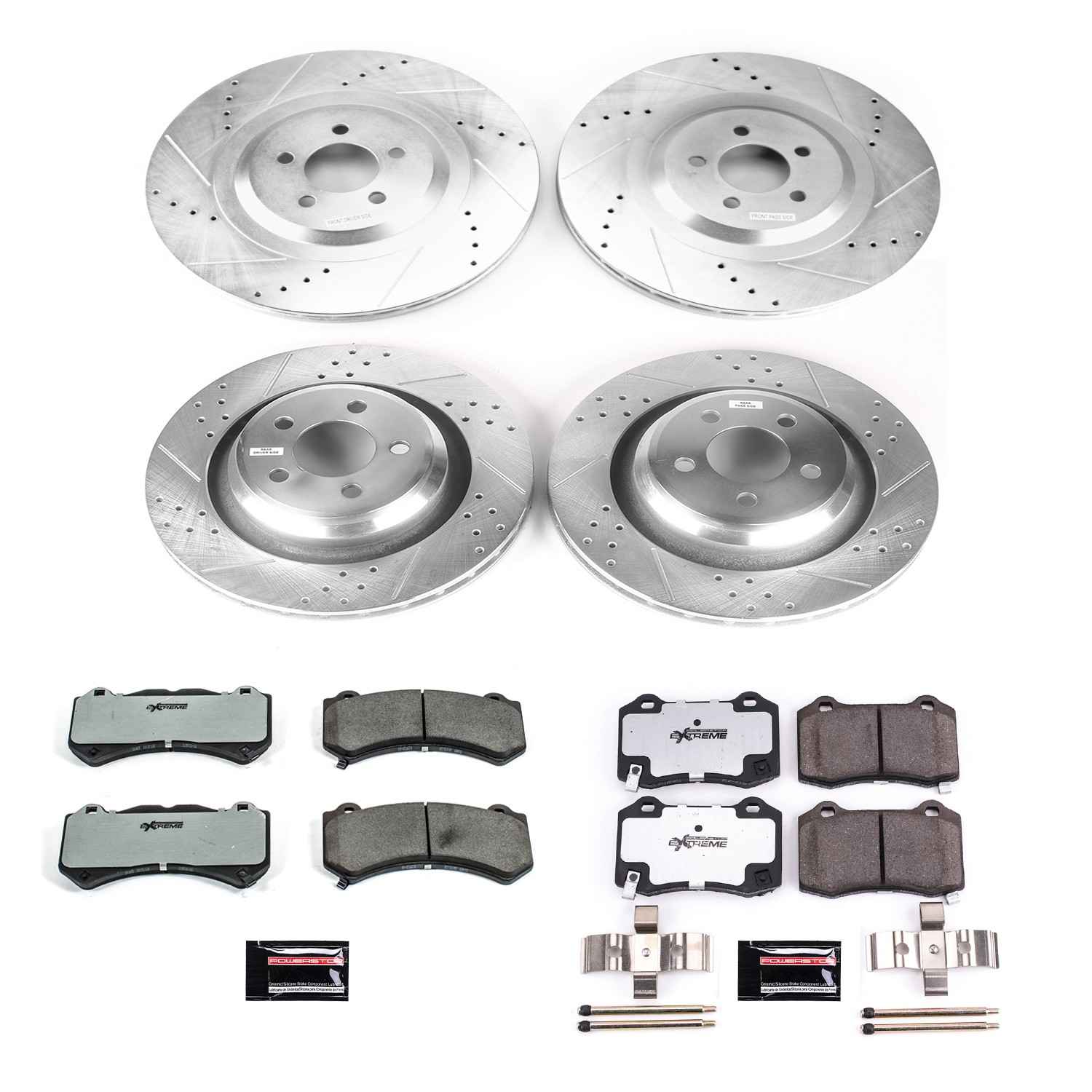 Power Stop 15-20 Dodge Charger Front and Rear Z26 Street Brake Kit