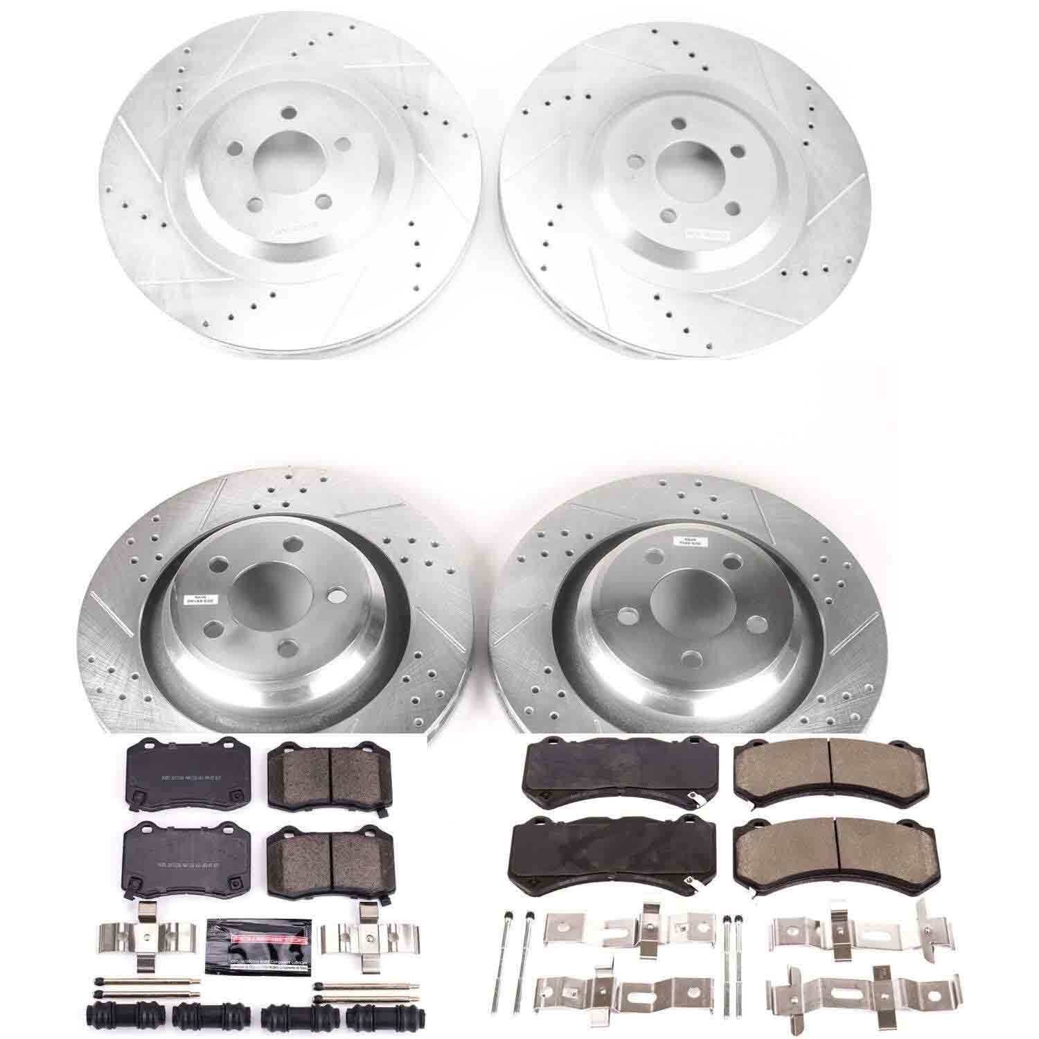 Power Stop 15-20 Dodge Challenger Front & Rear Z23 Evolution Brake Kit
