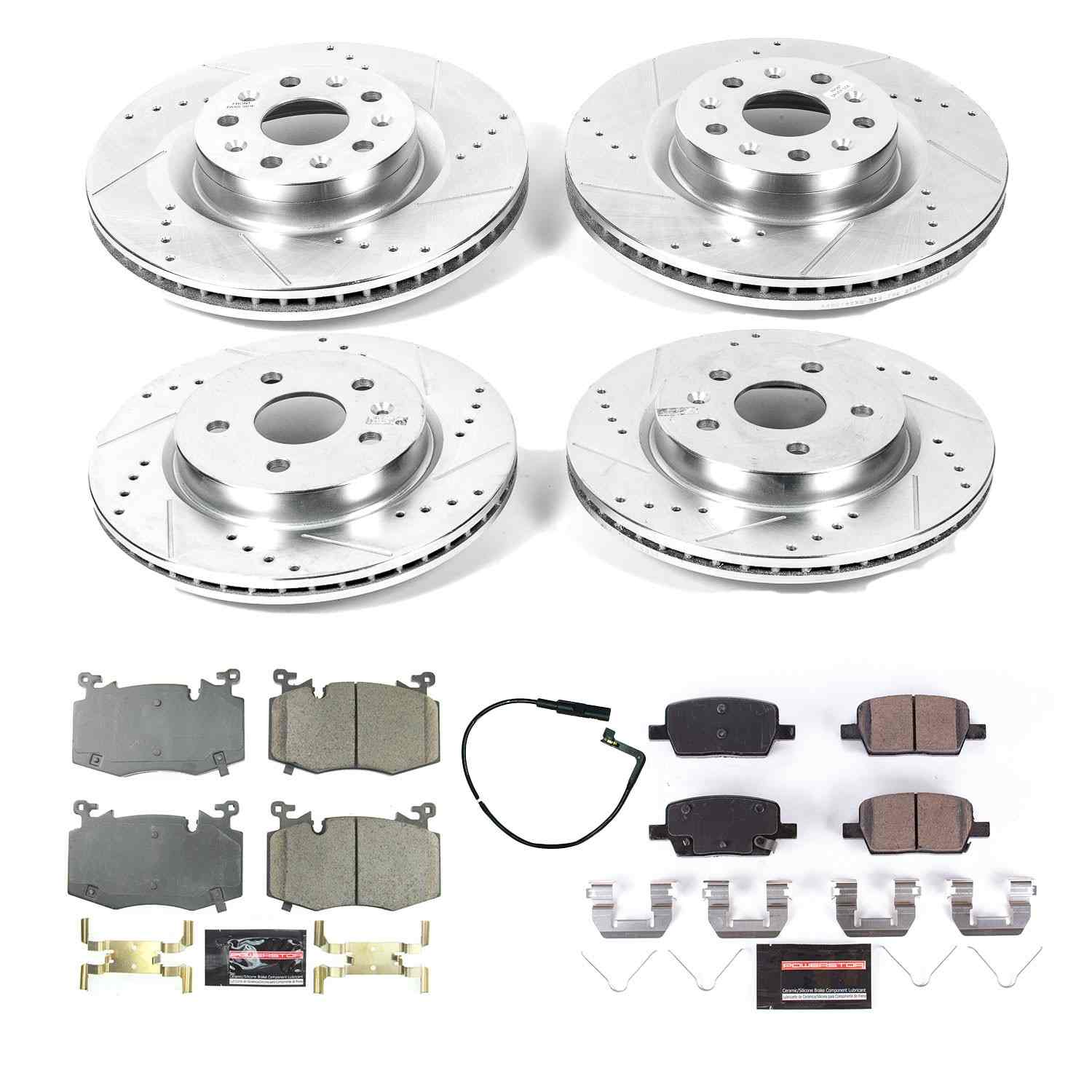 Power Stop 2019 Cadillac CT6 Front & Rear Z23 Evolution Sport Brake Kit