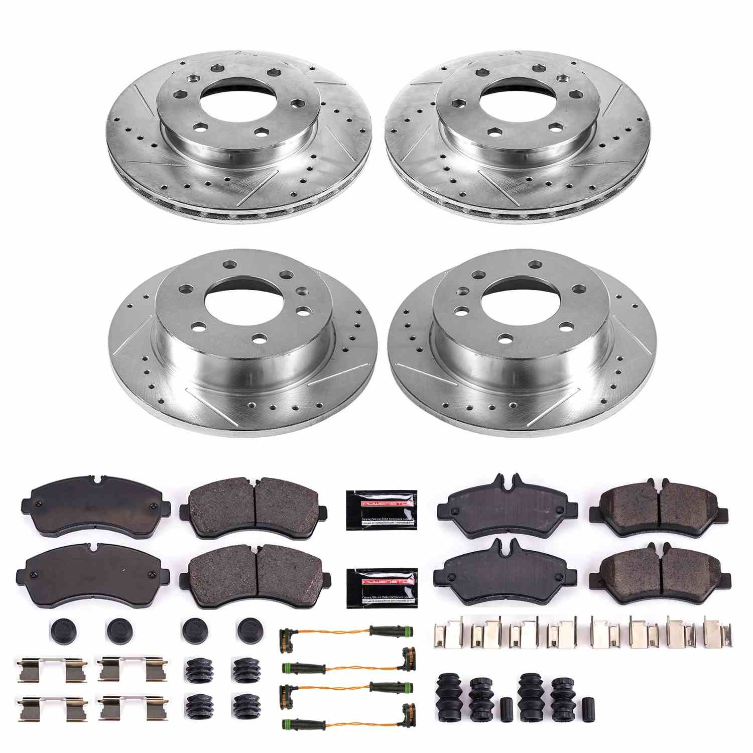 Power Stop 2017 Freightliner Sprinter 3500 Front & Rear Z23 Evolution Sport Brake Kit
