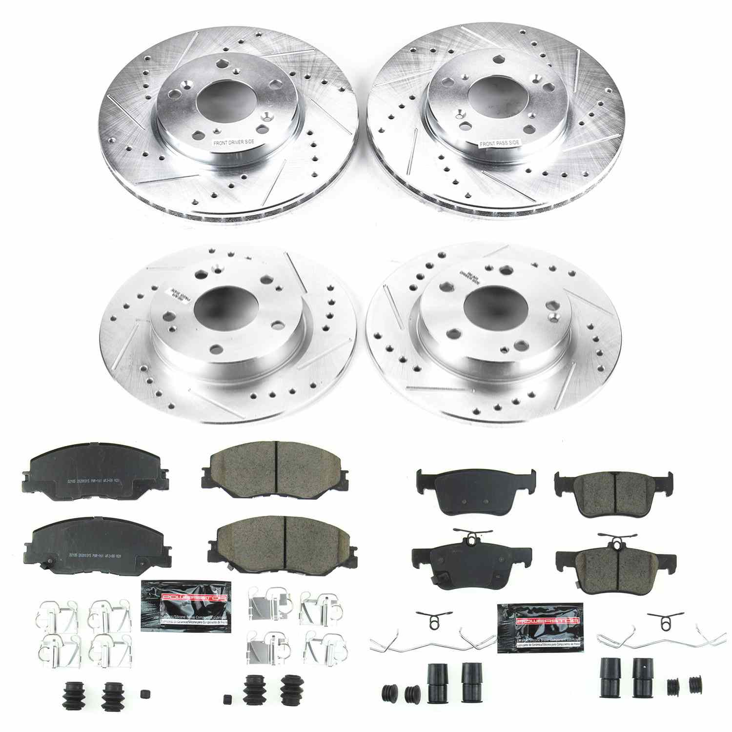 Power Stop 2019 Honda Insight Front & Rear Z23 Evolution Sport Brake Kit