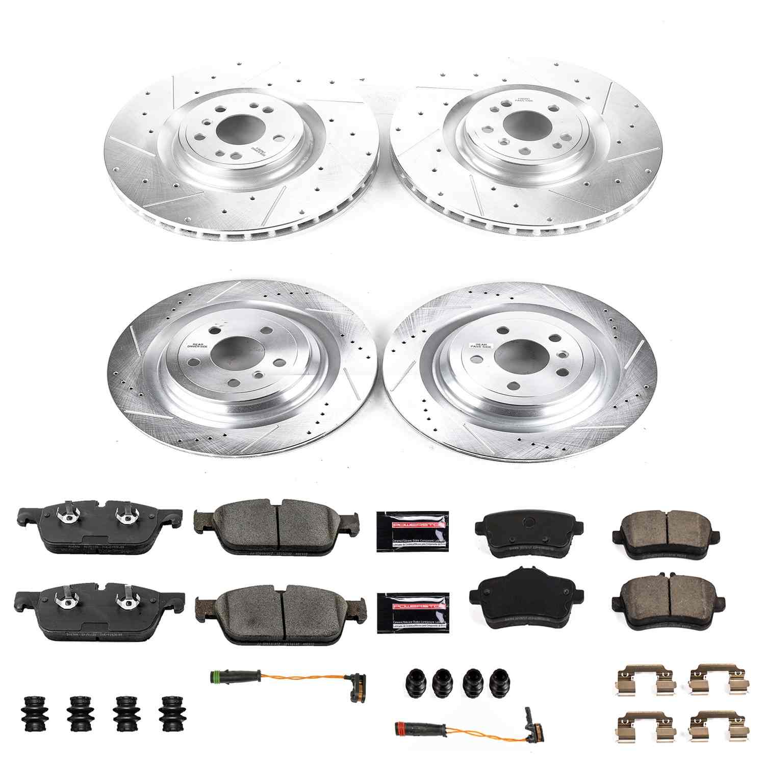 Power Stop 2019 Mercedes-Benz GLS550 Front & Rear Z23 Evolution Brake Kit