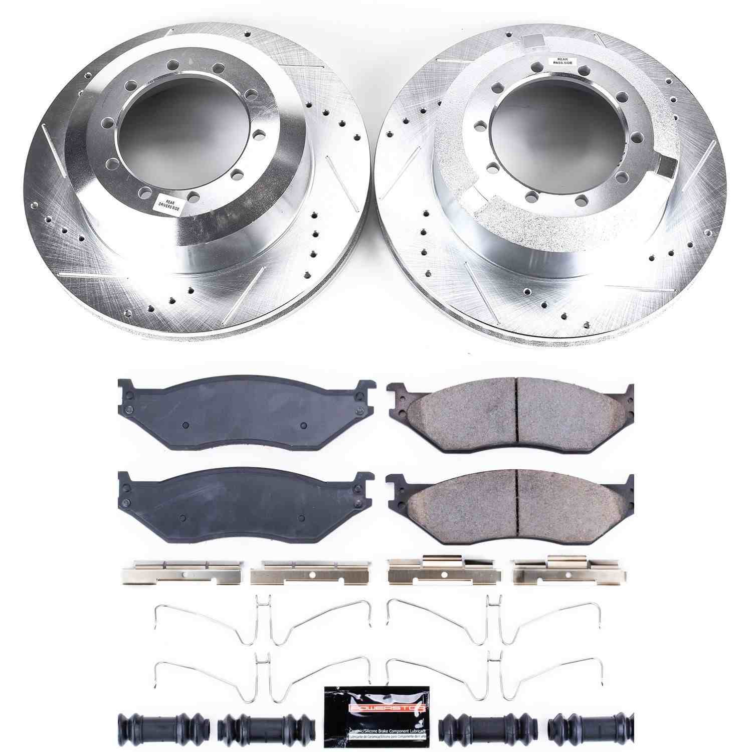Power Stop 06-09 Ford LCF Front & Rear Z23 Evolution Brake Kit