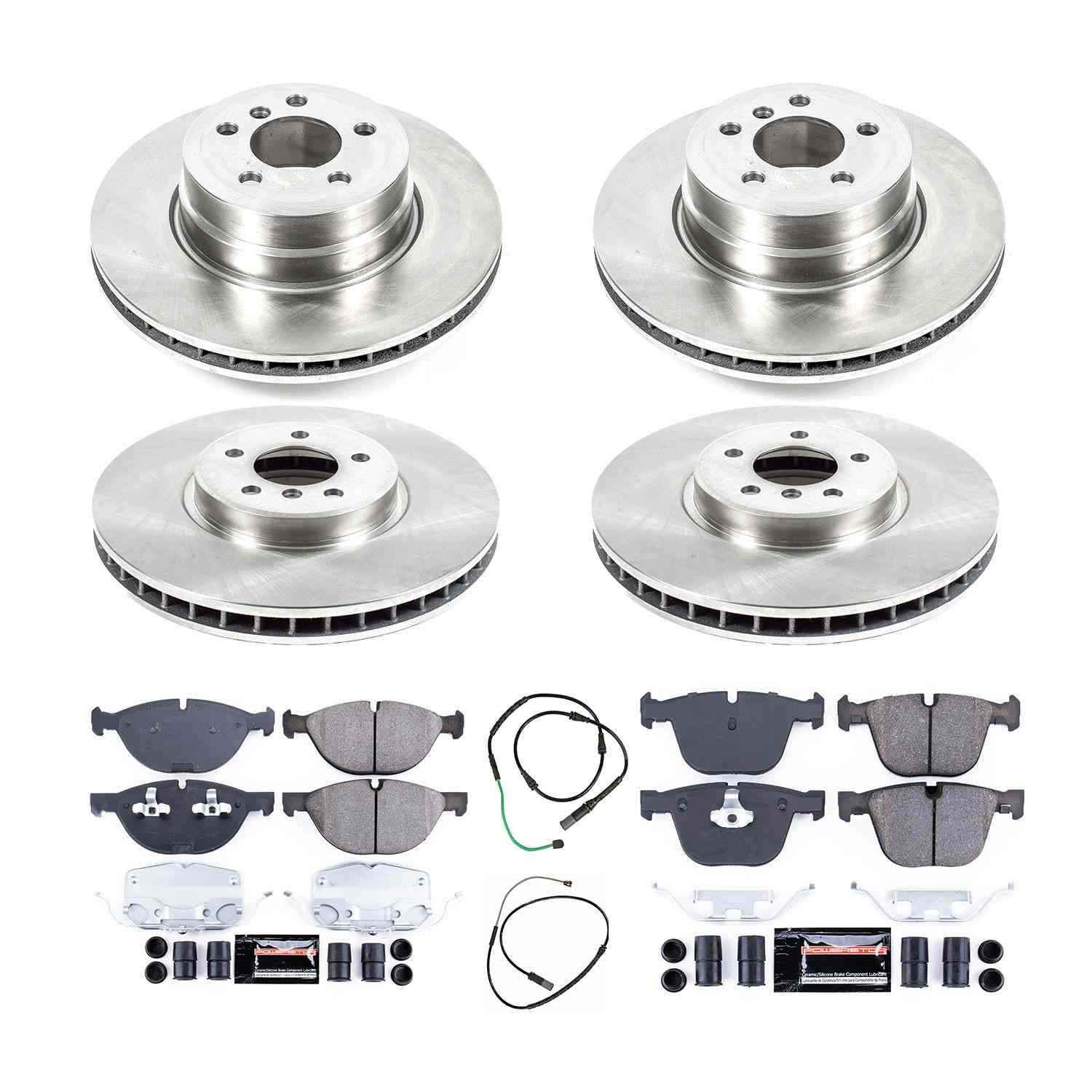 Power Stop 2019 BMW X6 Front and Rear Z23 Evolution Brake Kit