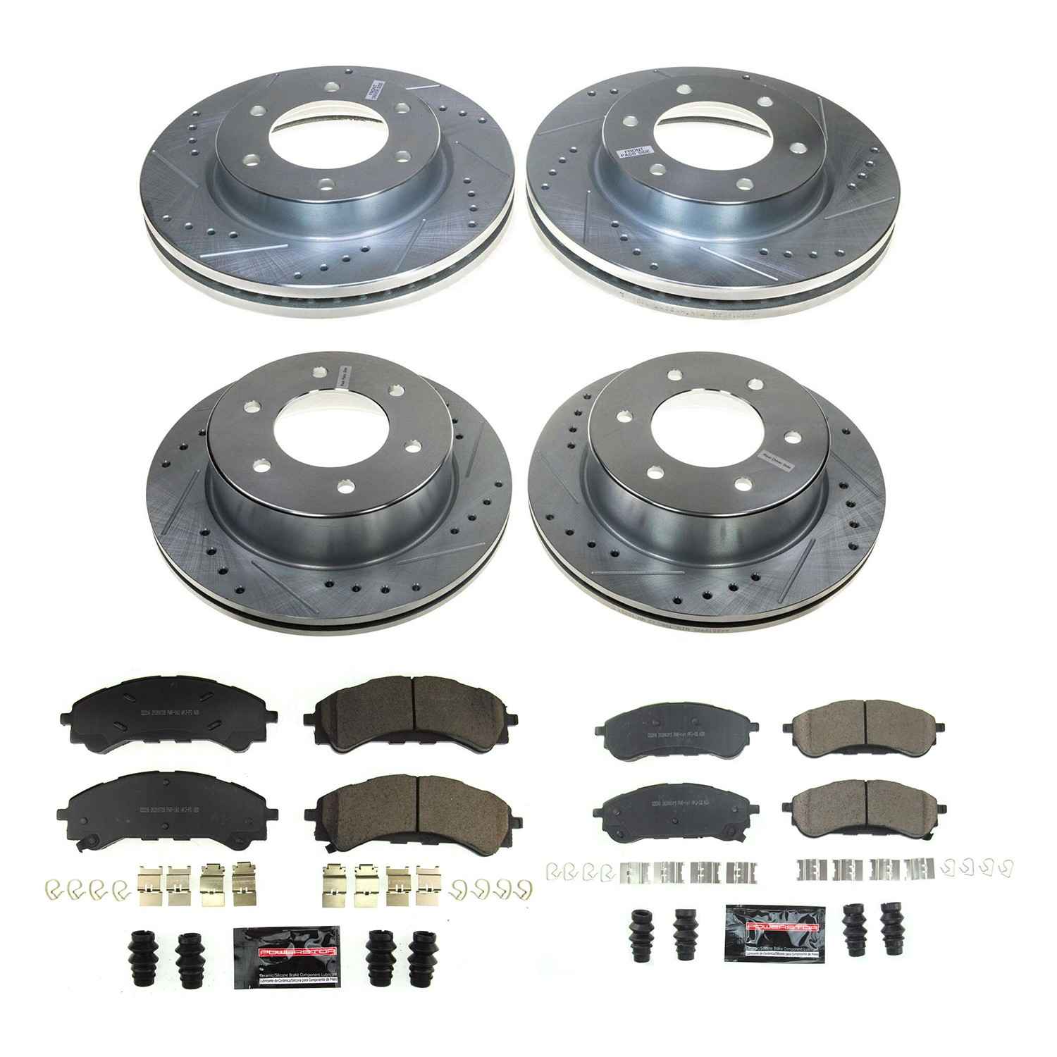 Power Stop 19-21 Ford Ranger Front & Rear Z23 Evolution Brake Kit