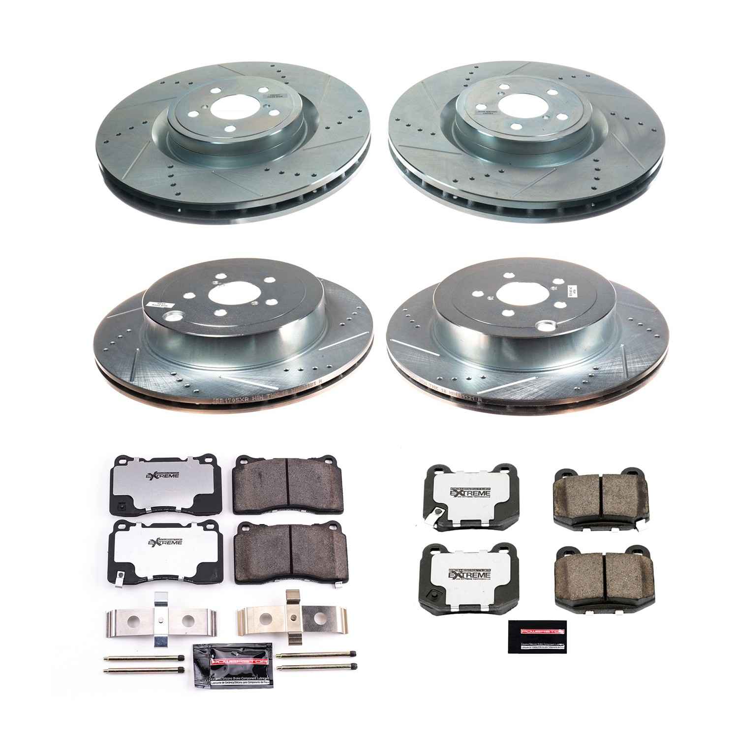 Power Stop 17-20 Subaru BRZ Front and Rear Z26 Street Brake Kit