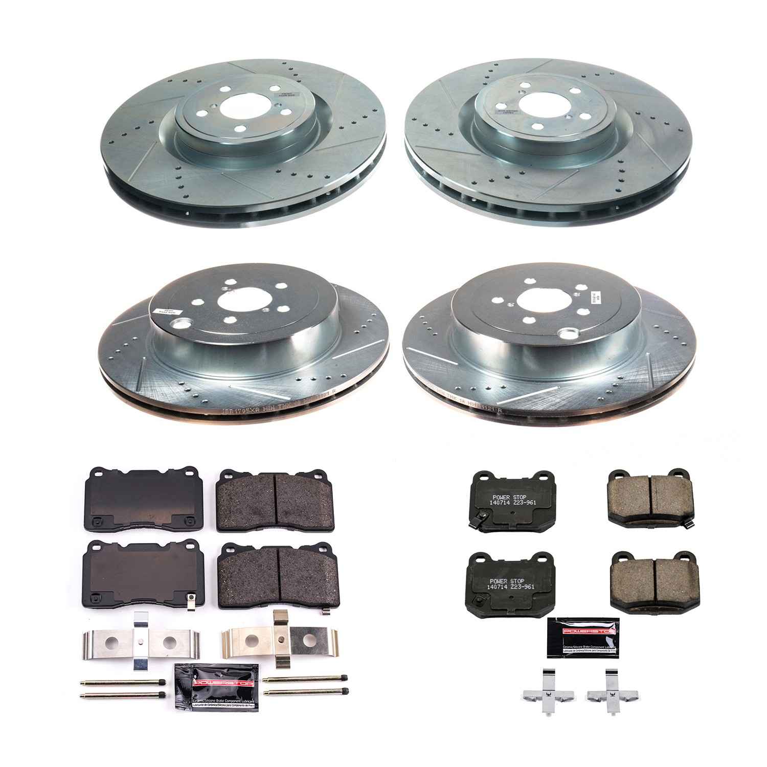 Power Stop 2019 Toyota 86 Front & Rear Z23 Evolution Brake Kit