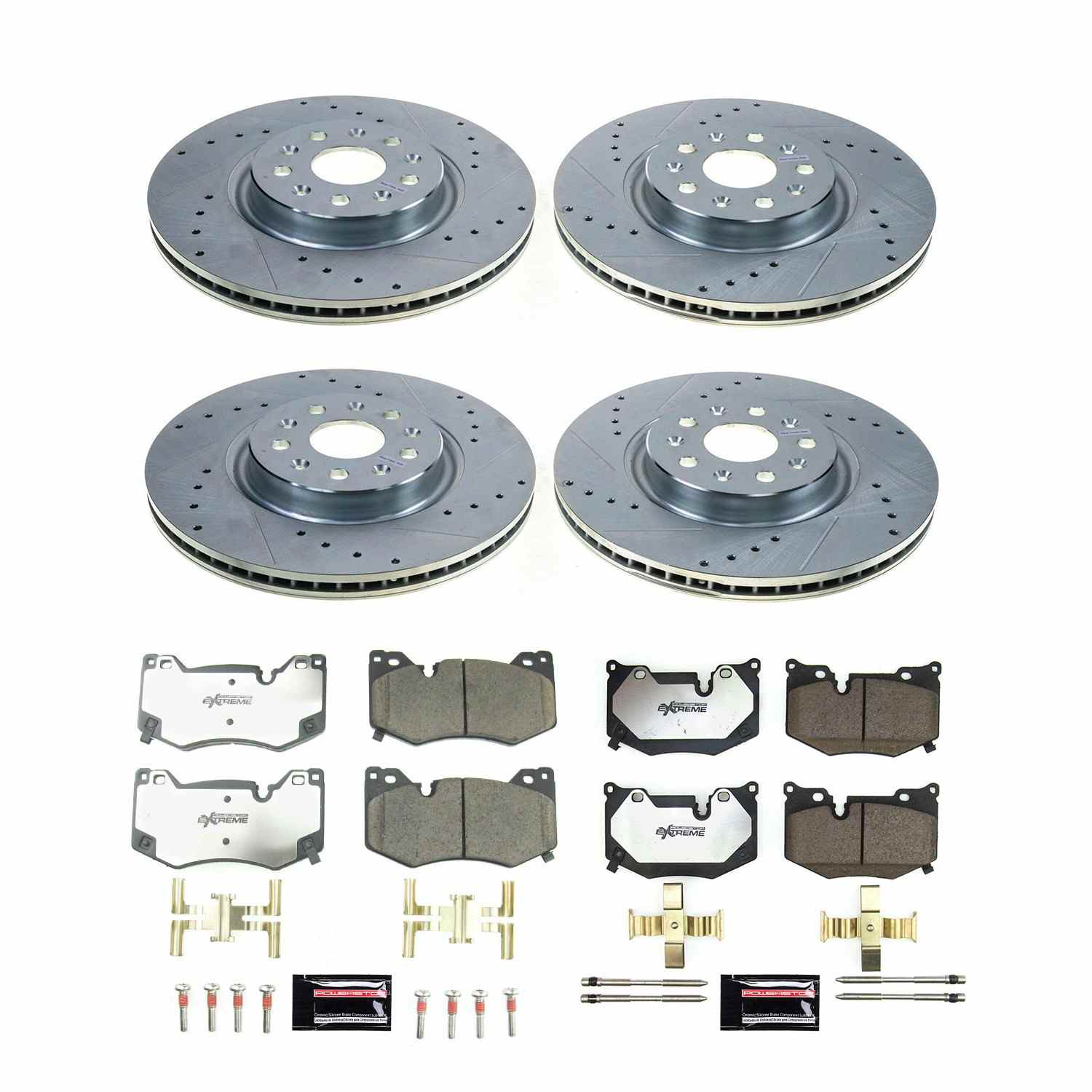 Power Stop 20-21 Chevrolet Corvette Front & Rear Z26 Street Brake Kit