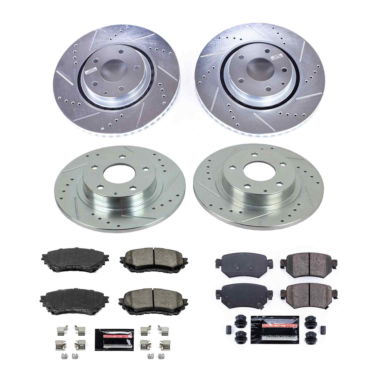 Power Stop 19-20 Mazda 6 Front & Rear Z23 Evolution Sport Brake Kit