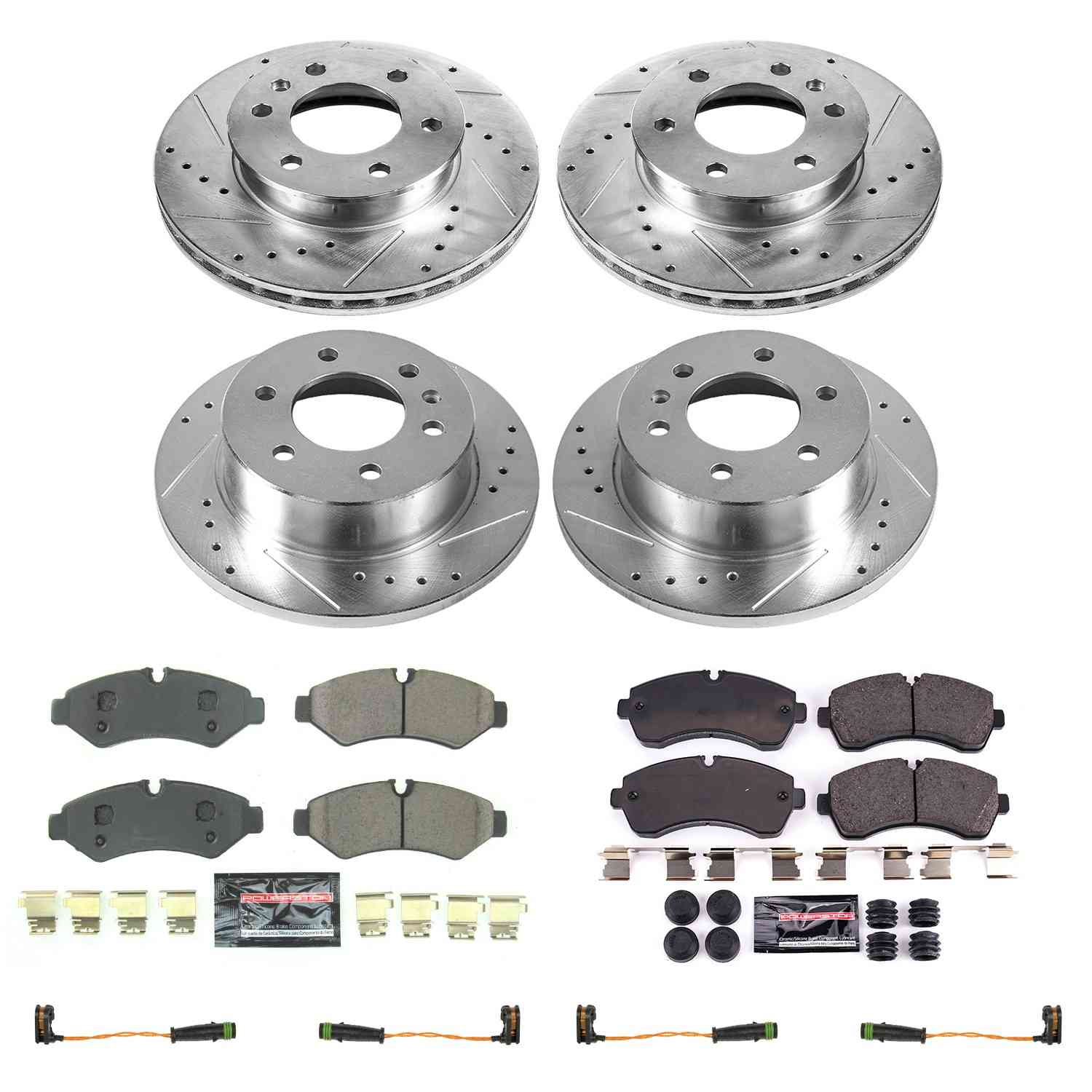 Power Stop 2020 Mercedes-Benz Sprinter 3500 Front & Rear Z23 Evolution Sport Brake Kit
