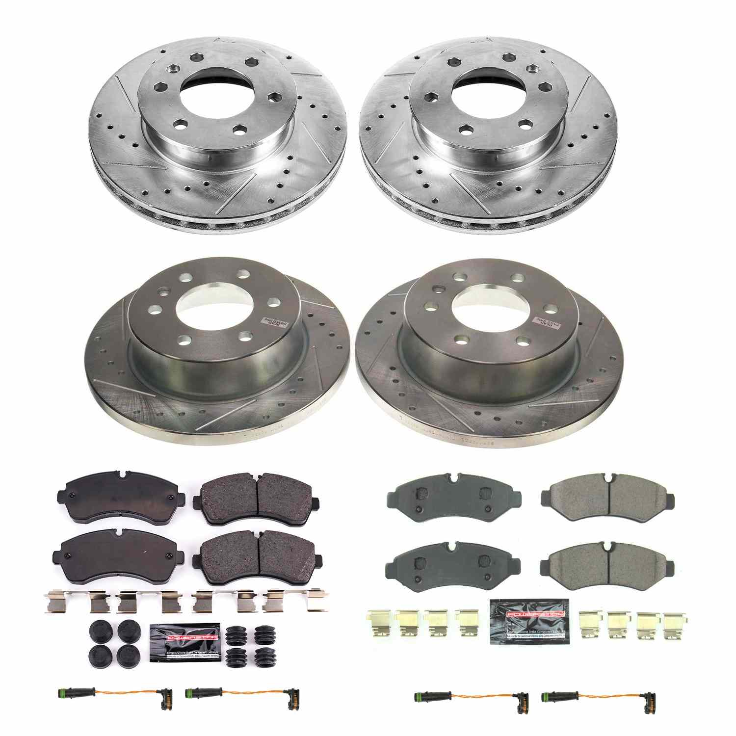 Power Stop 19-21 Mercedes-Benz Sprinter 2500 Front & Rear Z23 Evolution Brake Kit