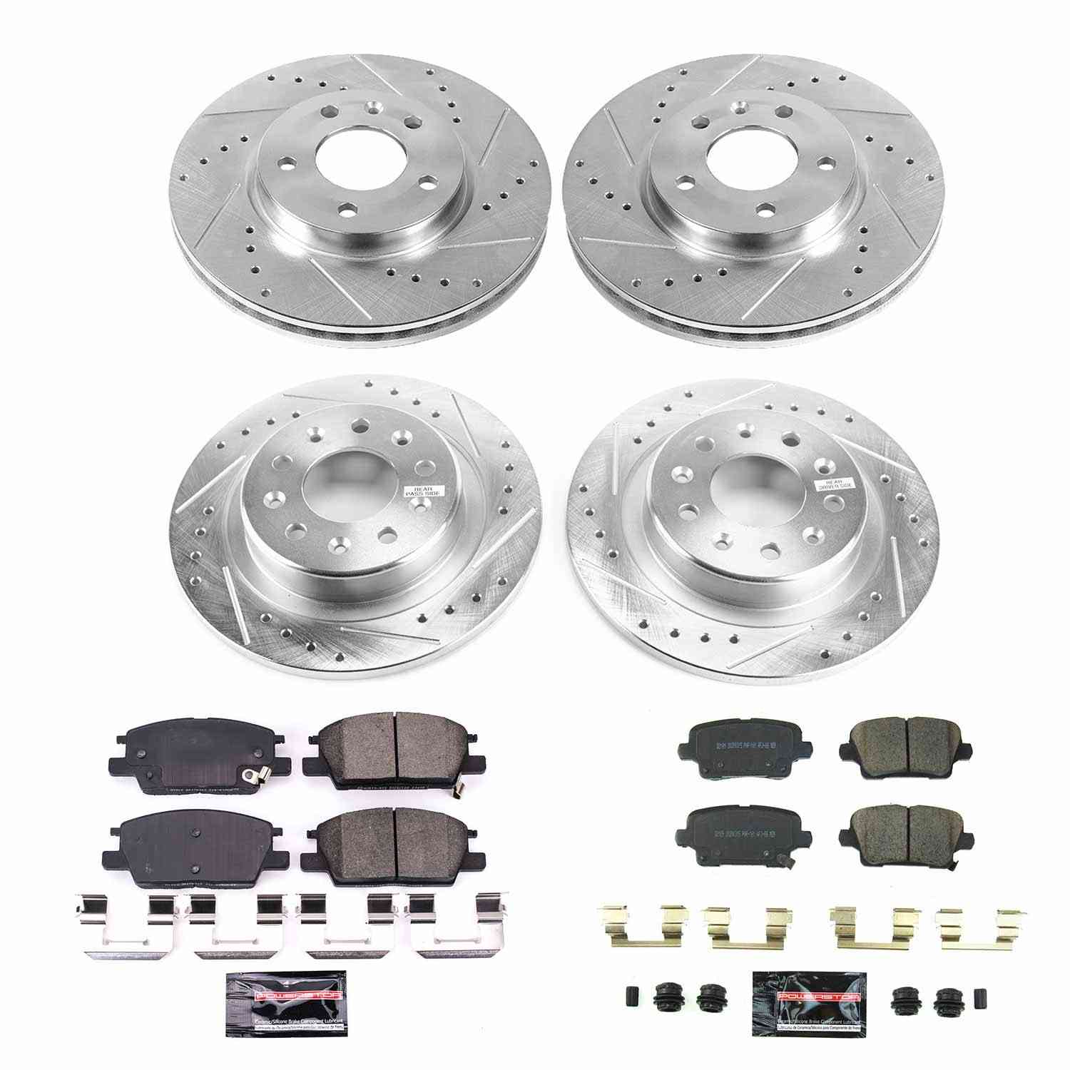 Power Stop 19-20 Buick Regal Sportback Front & Rear Z23 Evolution Sport Brake Kit