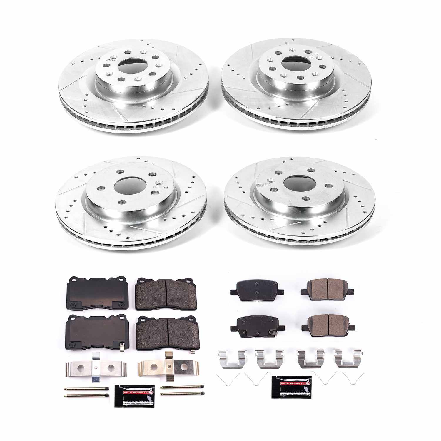 Power Stop 2021 Chevrolet Camaro Front & Rear Z23 Evolution Brake Kit
