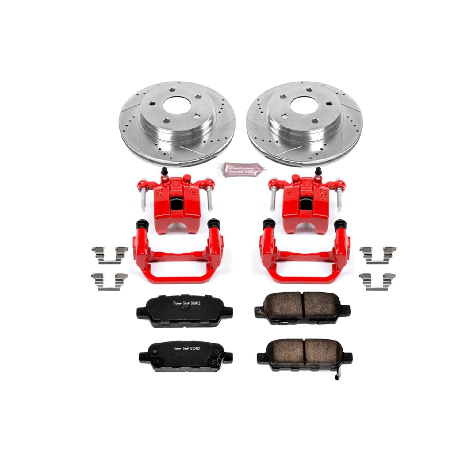 Power Stop 03-05 Infiniti G35 Rear Z23 Evolution Sport Brake Kit w/Calipers