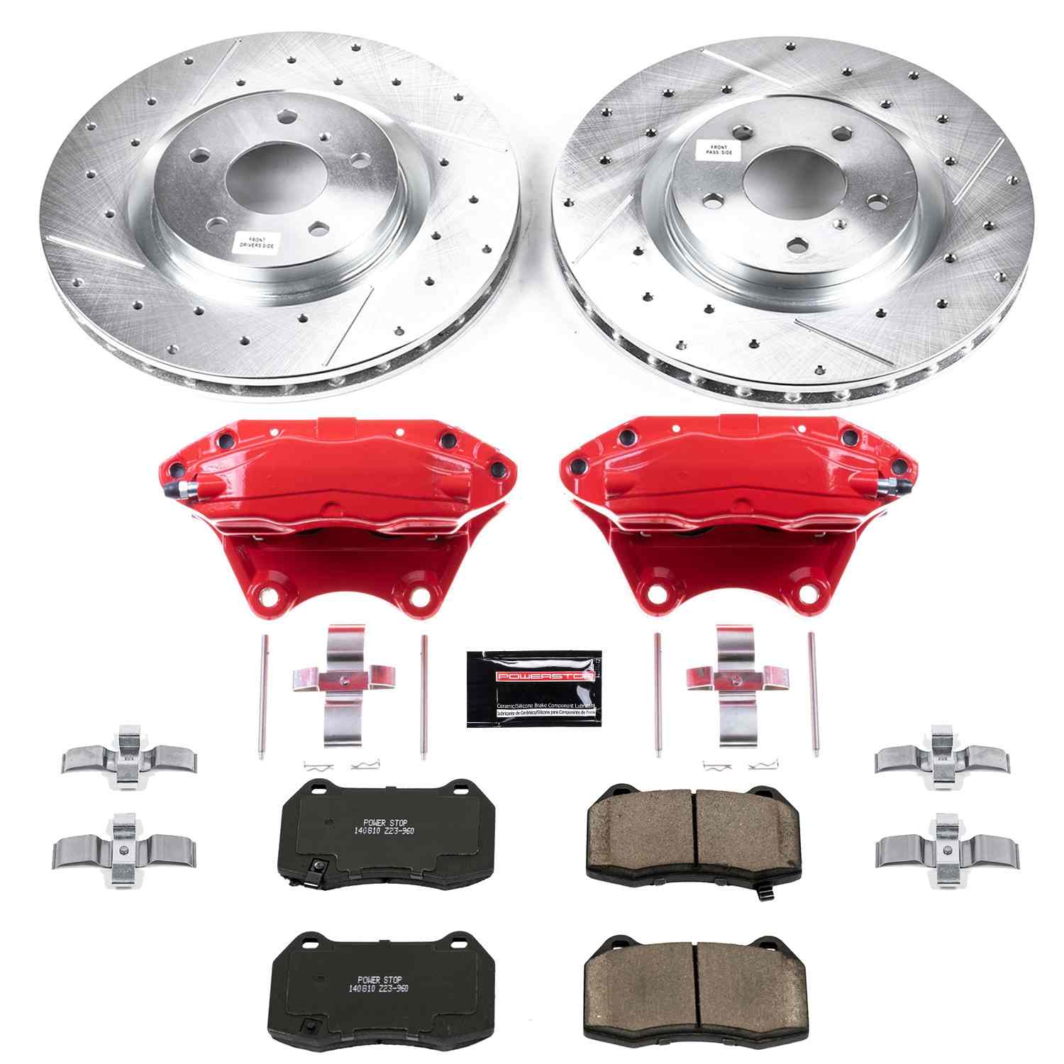 Power Stop 03-04 Infiniti G35 Front Z23 Evolution Sport Brake Kit w/Calipers