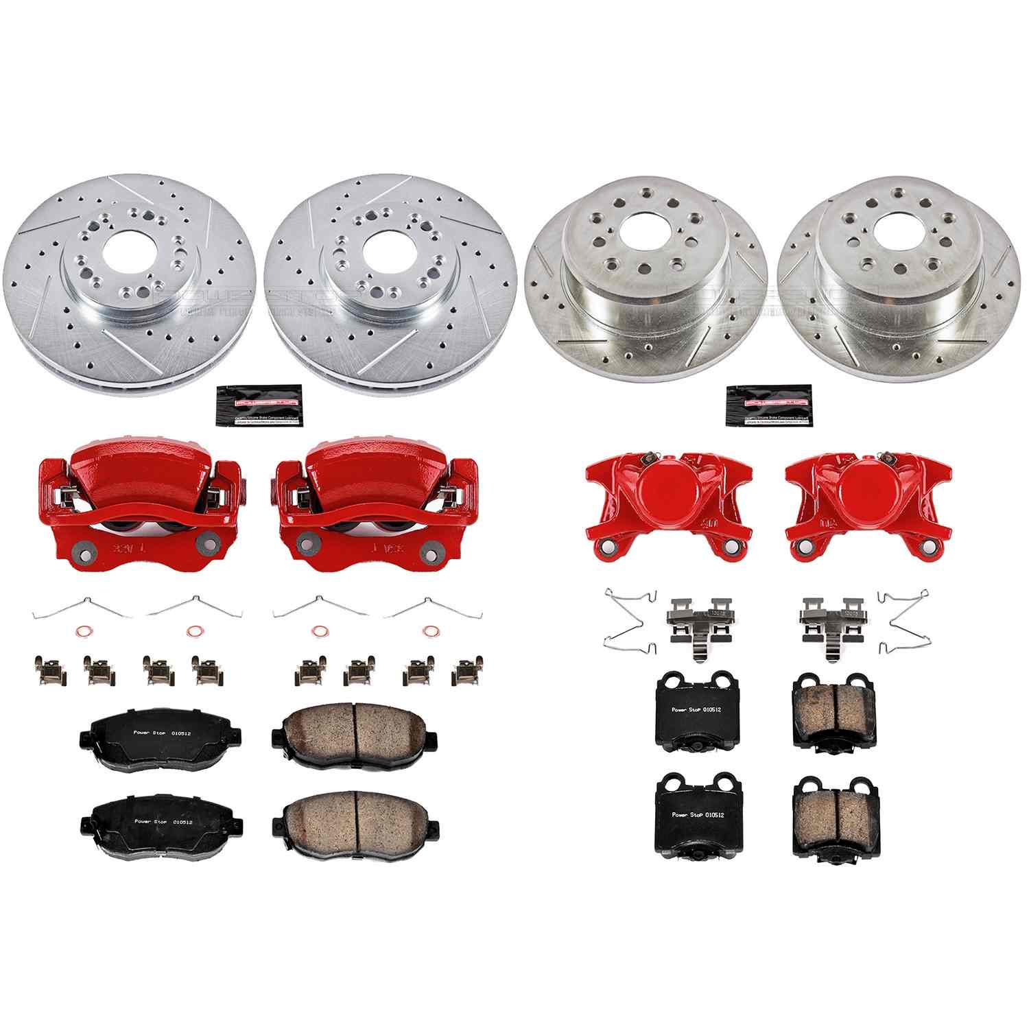 Power Stop 01-05 Lexus IS300 Front & Rear Z23 Evolution Sport Brake Kit w/Calipers