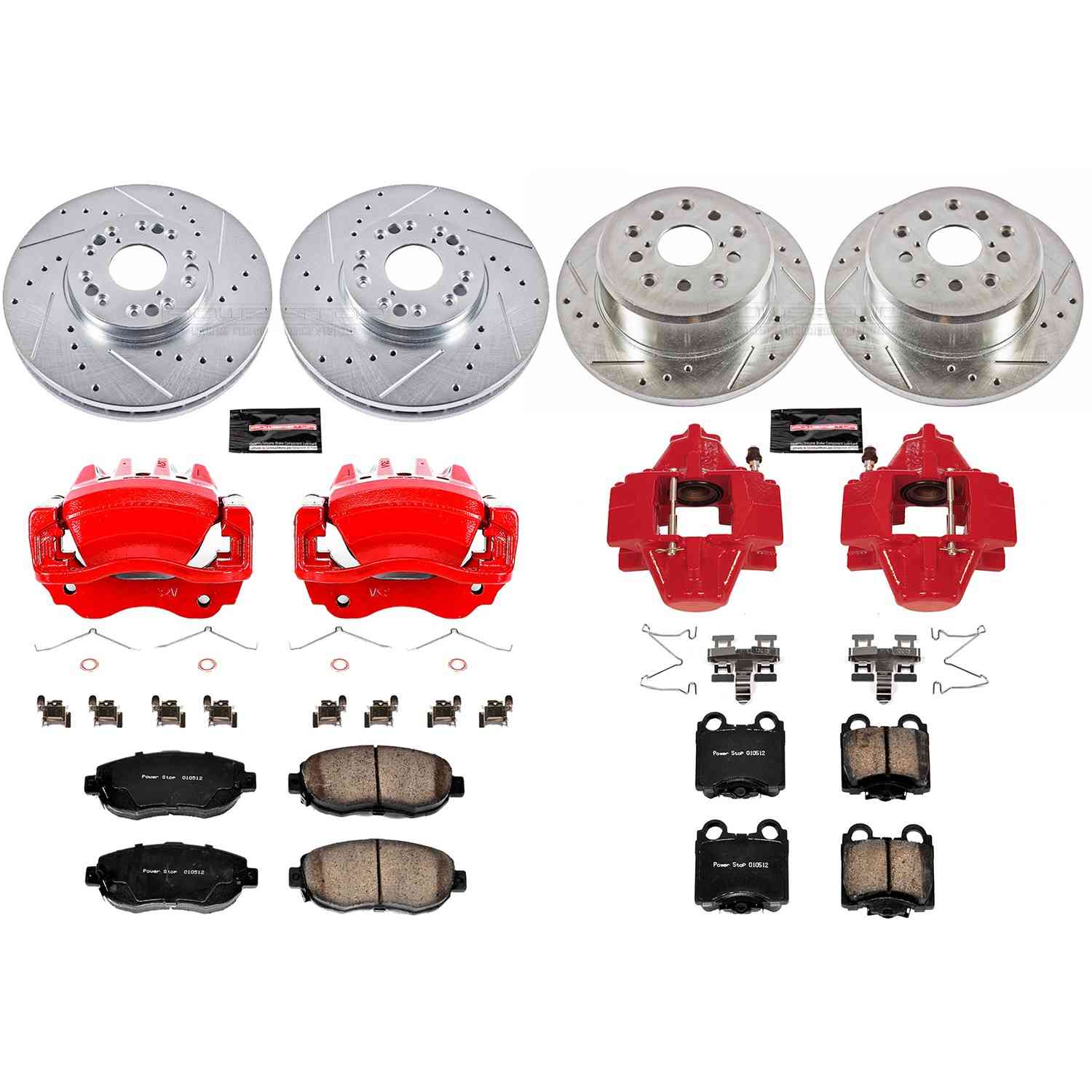 Power Stop 98-05 Lexus GS300 Front & Rear Z23 Evolution Sport Brake Kit w/Calipers
