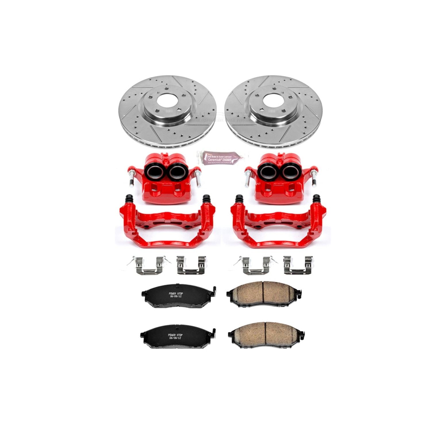 Power Stop 05-07 Infiniti G35 Front Z23 Evolution Sport Brake Kit w/Calipers
