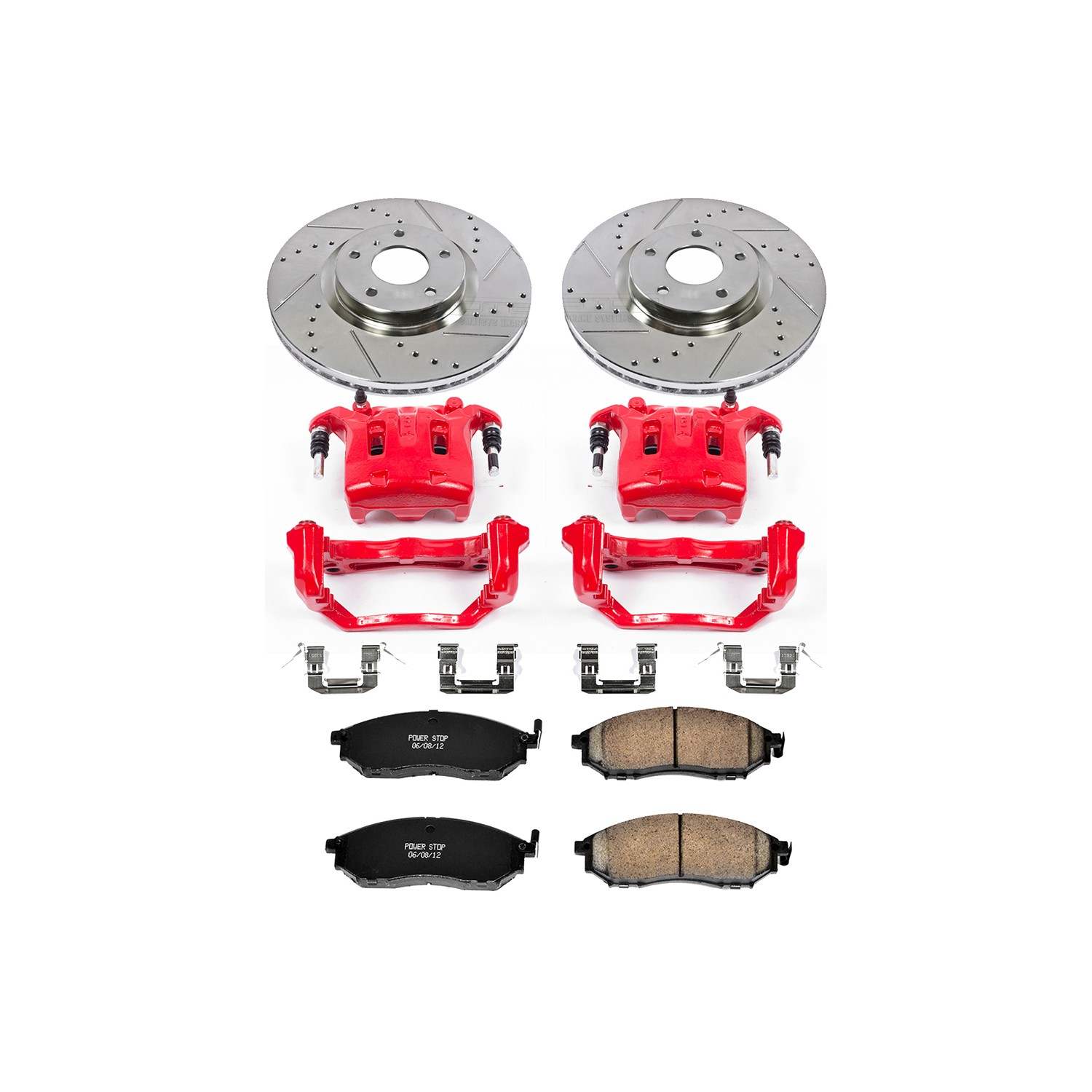 Power Stop 08-12 Infiniti EX35 Front Z23 Evolution Sport Brake Kit w/Calipers