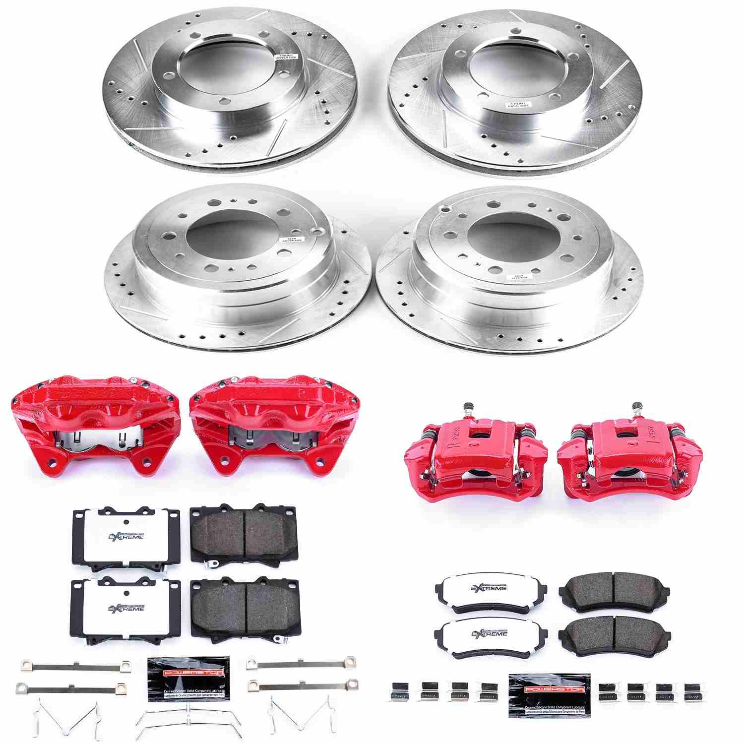 Power Stop 03-07 Lexus LX470 Front & Rear Z36 Truck & Tow Kit w/Calipers