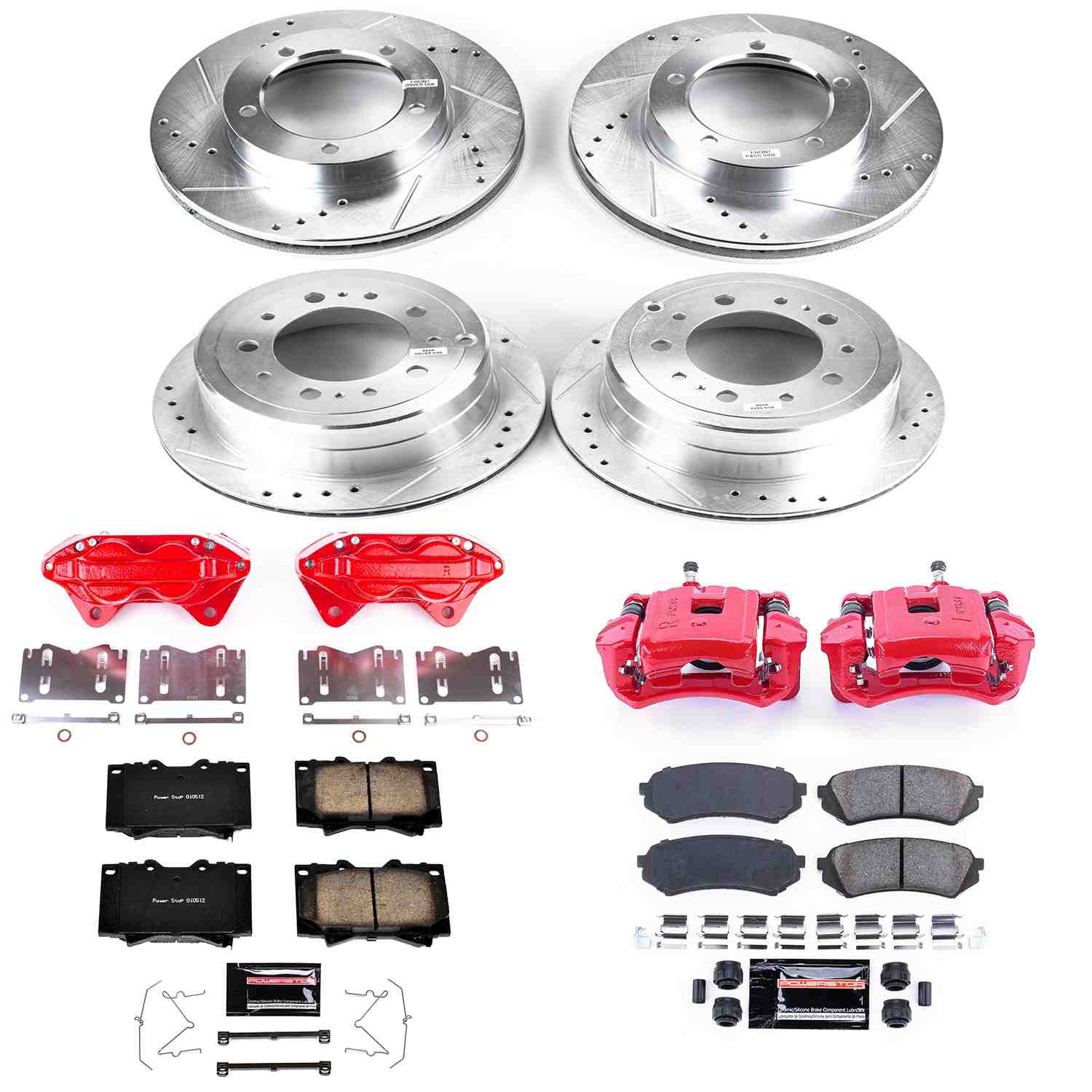 Power Stop 98-02 Lexus LX470 Front & Rear Z23 Evolution Sport Brake Kit w/Calipers
