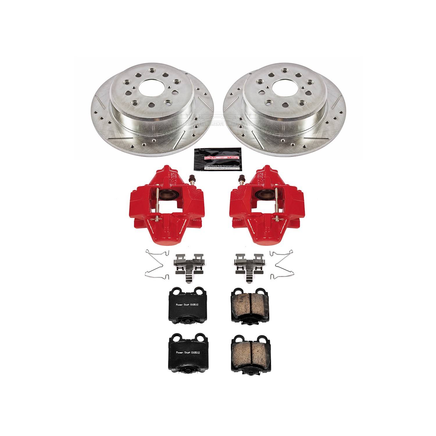 Power Stop 98-05 Lexus GS300 Rear Z23 Evolution Sport Brake Kit w/Calipers
