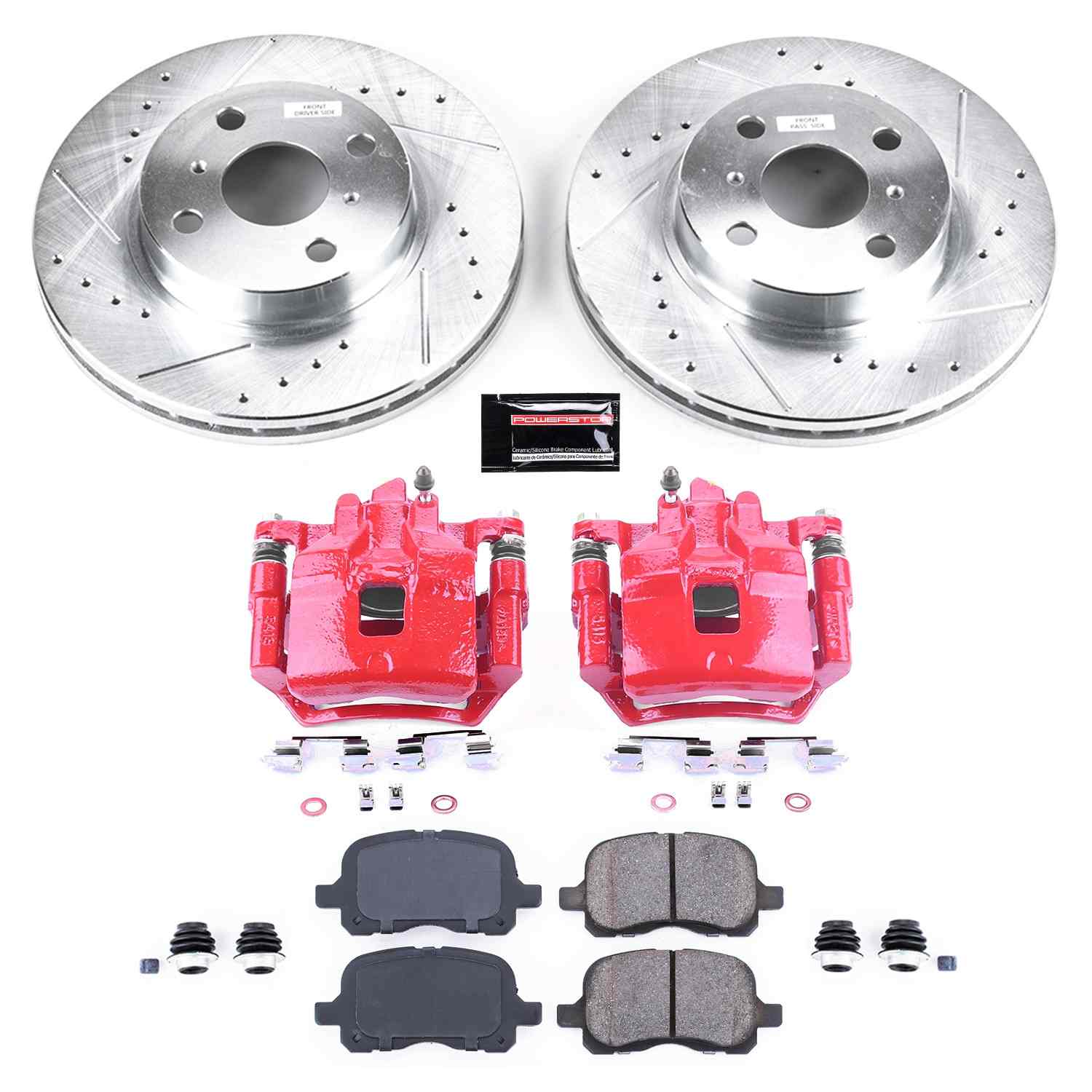 Power Stop 98-02 Chevrolet Prizm Front Z23 Evolution Sport Brake Kit w/Calipers