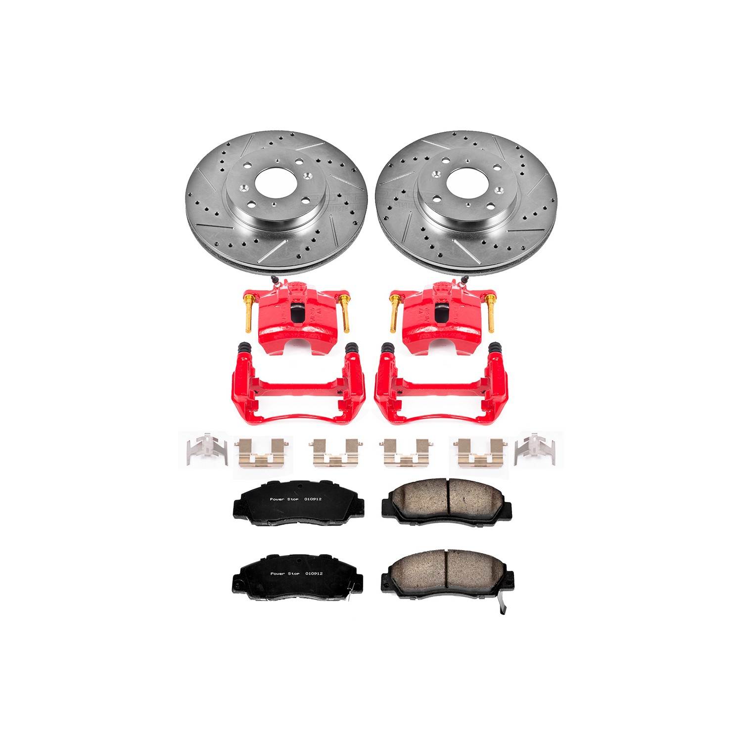 Power Stop 98-99 Acura CL Front Z23 Evolution Sport Brake Kit w/Calipers