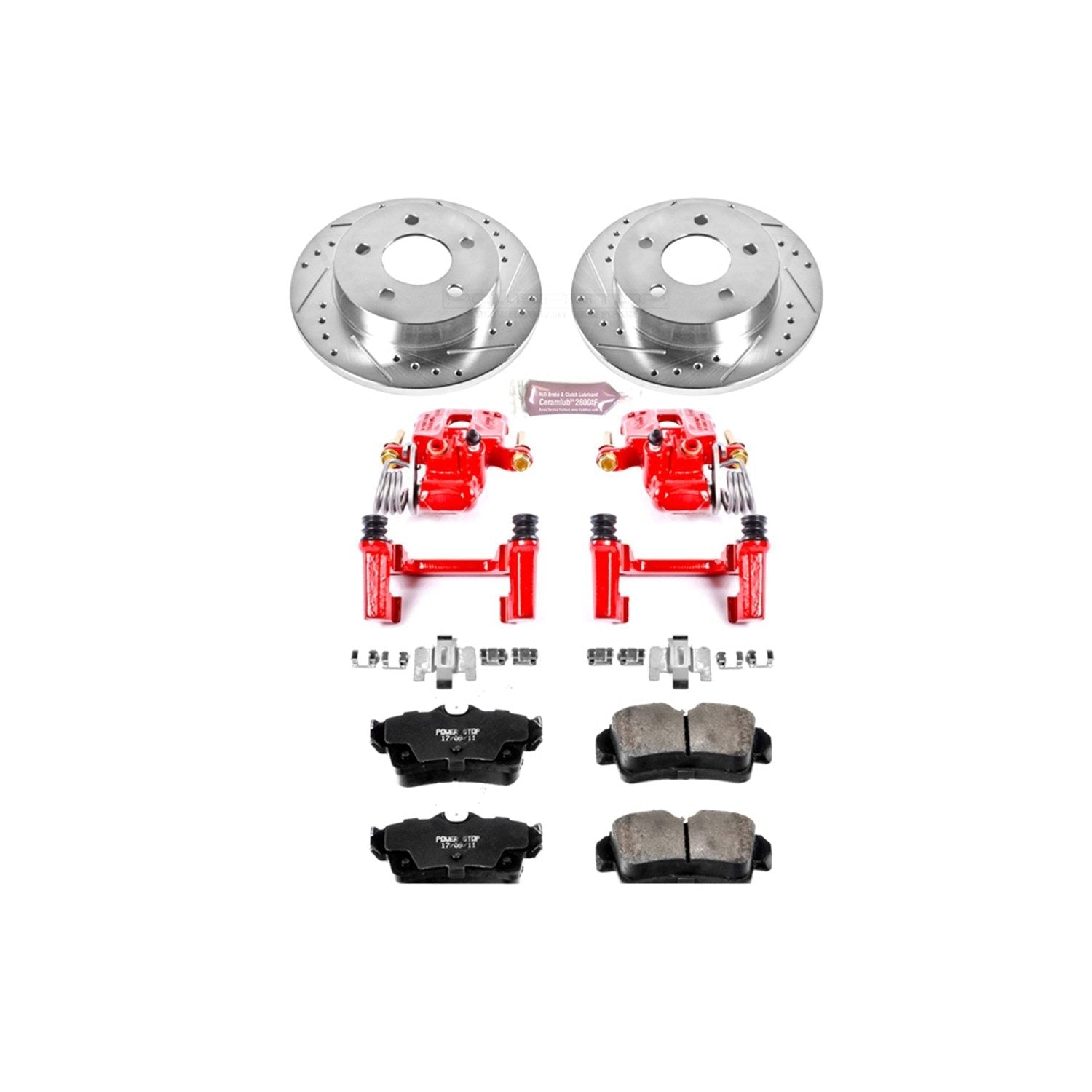 Power Stop 94-04 Ford Mustang Rear Z23 Evolution Sport Brake Kit w/Calipers
