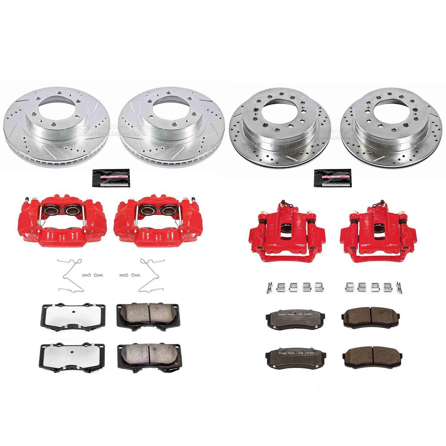 Power Stop 03-09 Toyota 4Runner Front and Rear Z36 Truck & Tow Kit w/Calipers